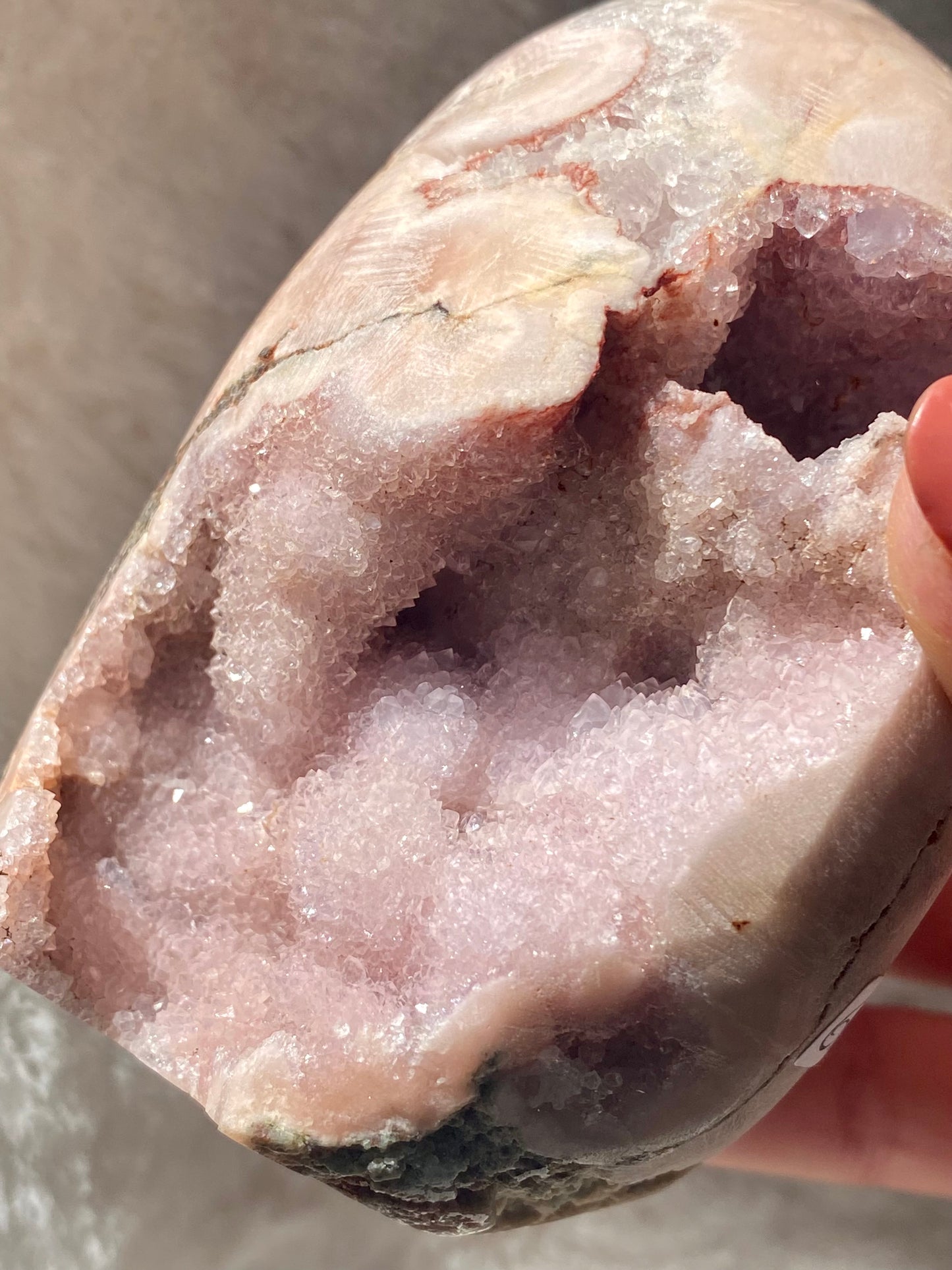 Sparkly Botryoidal Pink Amethyst Freeform (0.771 kg)