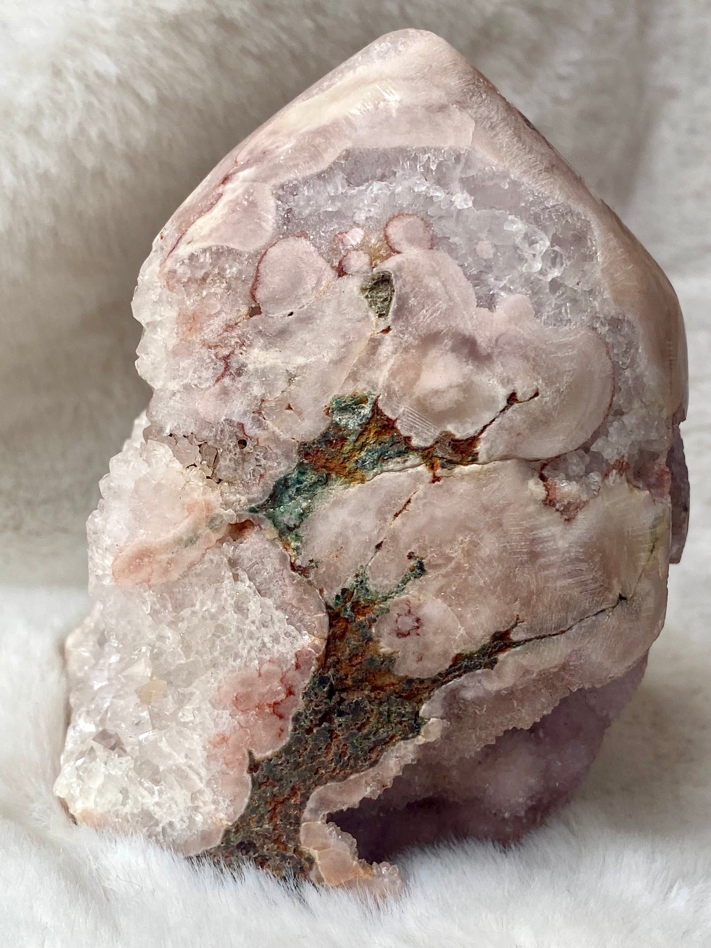 Sparkly Botryoidal Pink Amethyst Freeform (0.771 kg)
