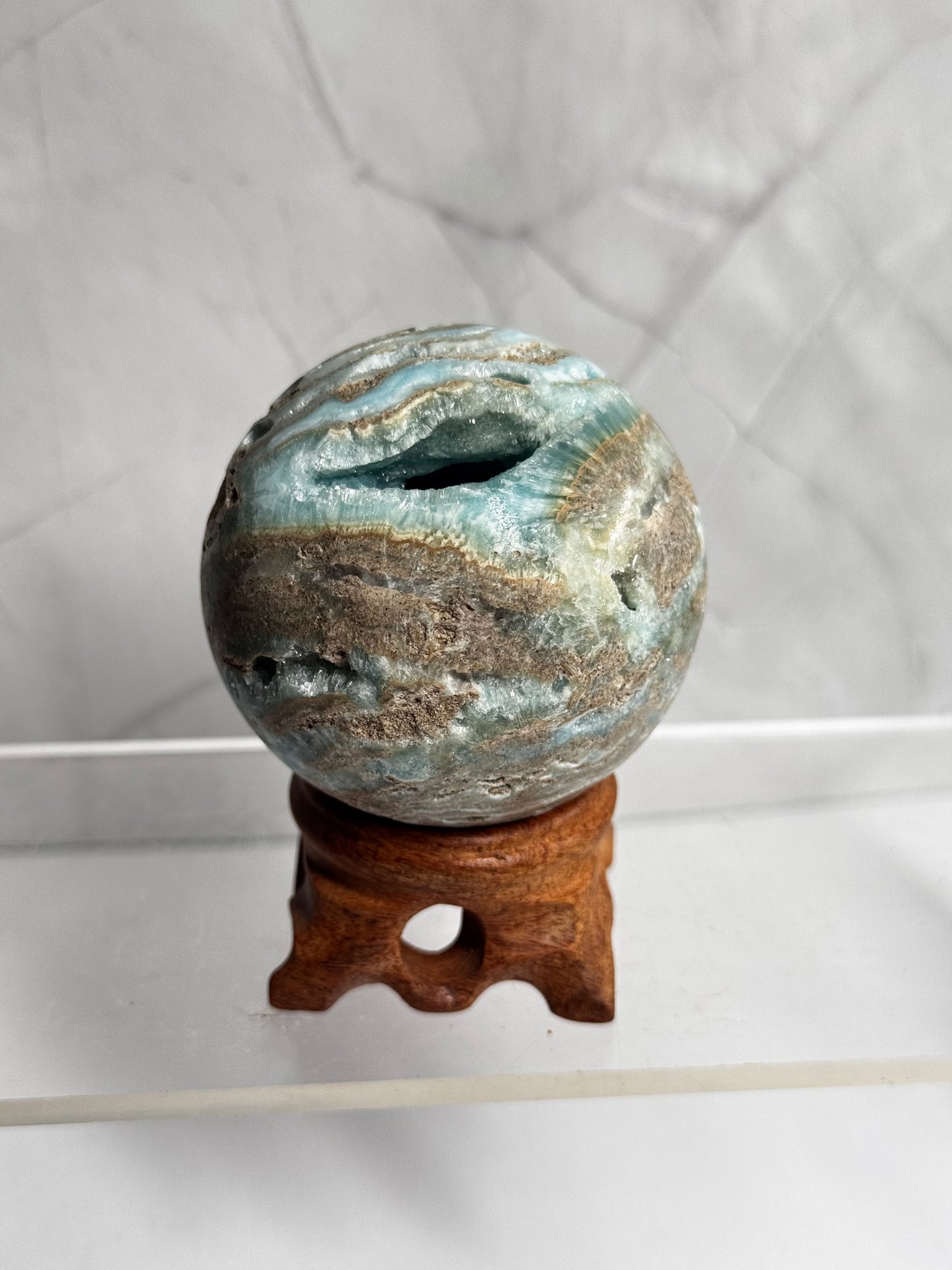 Hemimorphite Druzy Frosty Spheres