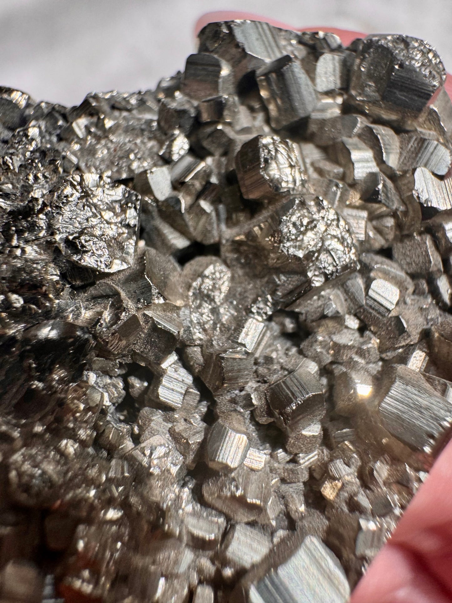 Cubic Pyrite Heart from Peru