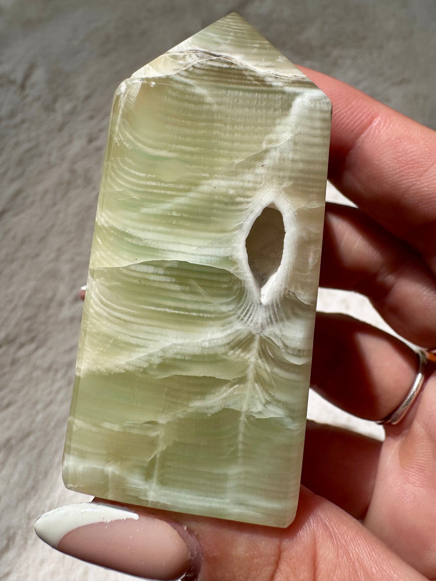 Emerald Calcite set | Tower, Freeform and Palmstone