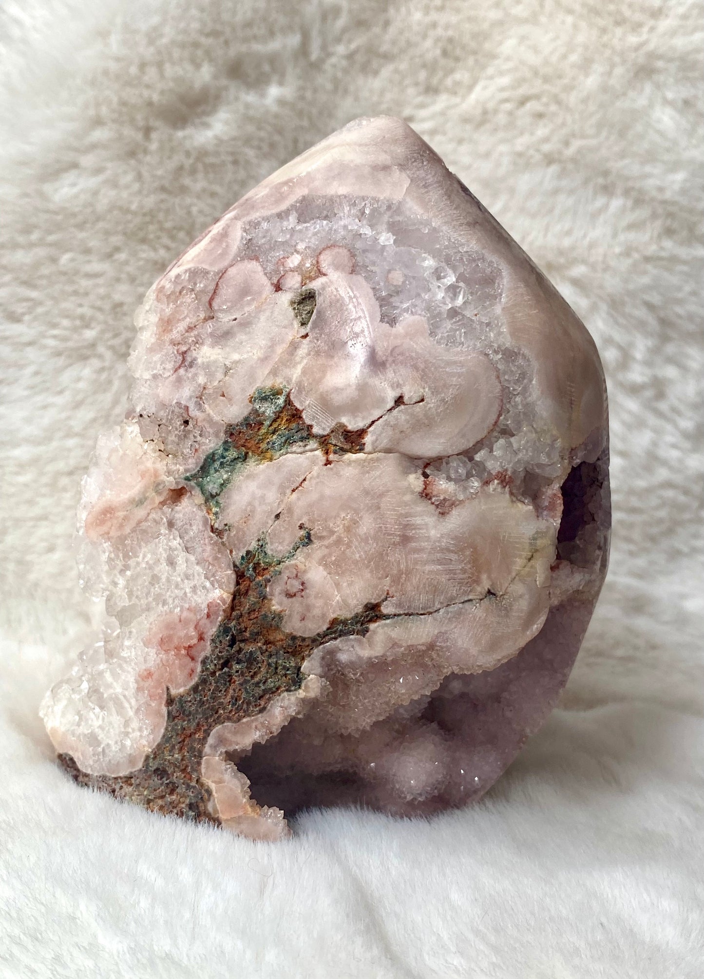 Sparkly Botryoidal Pink Amethyst Freeform (0.771 kg)