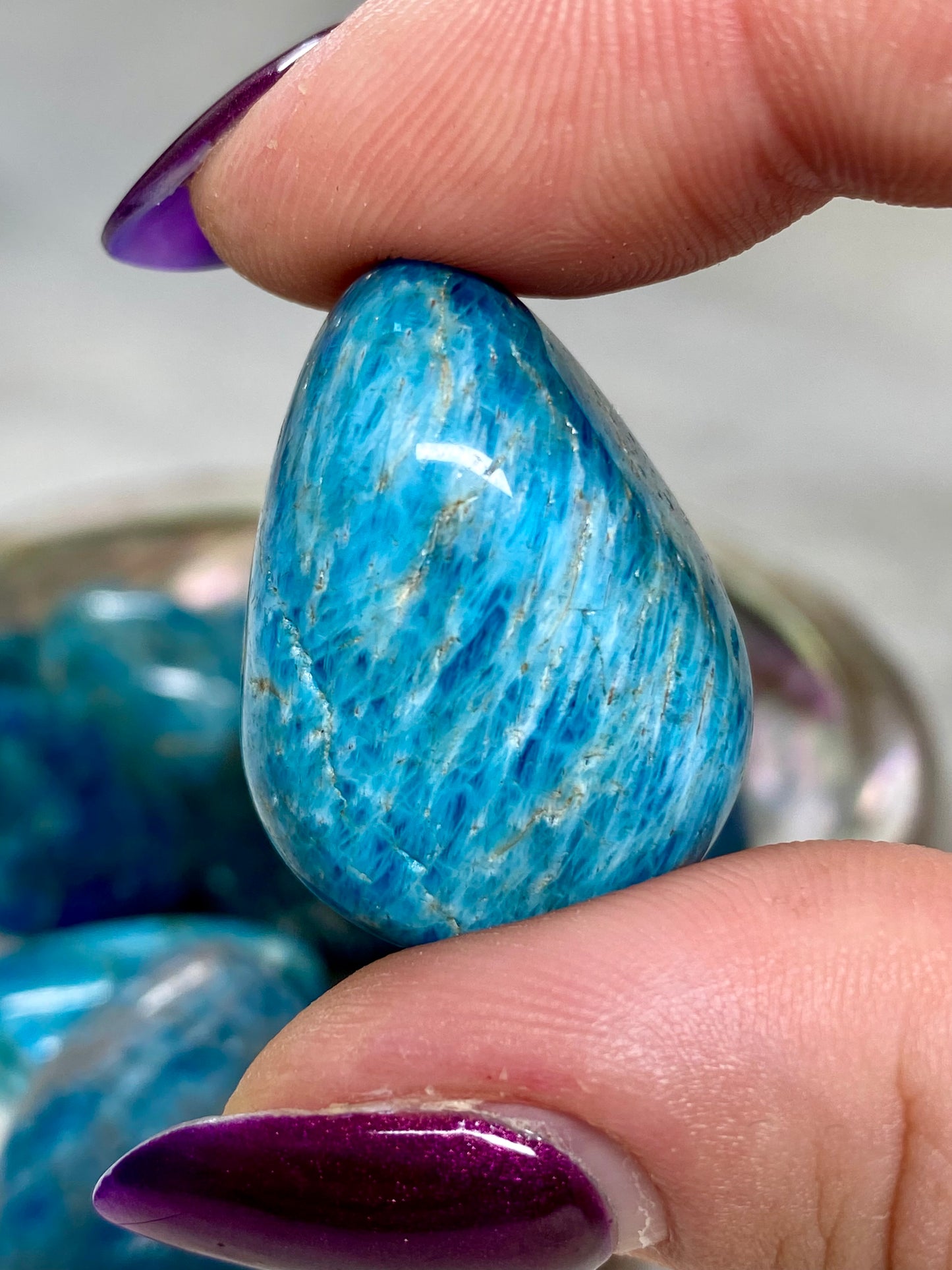 Apatite tumbles (Intuitively chosen)