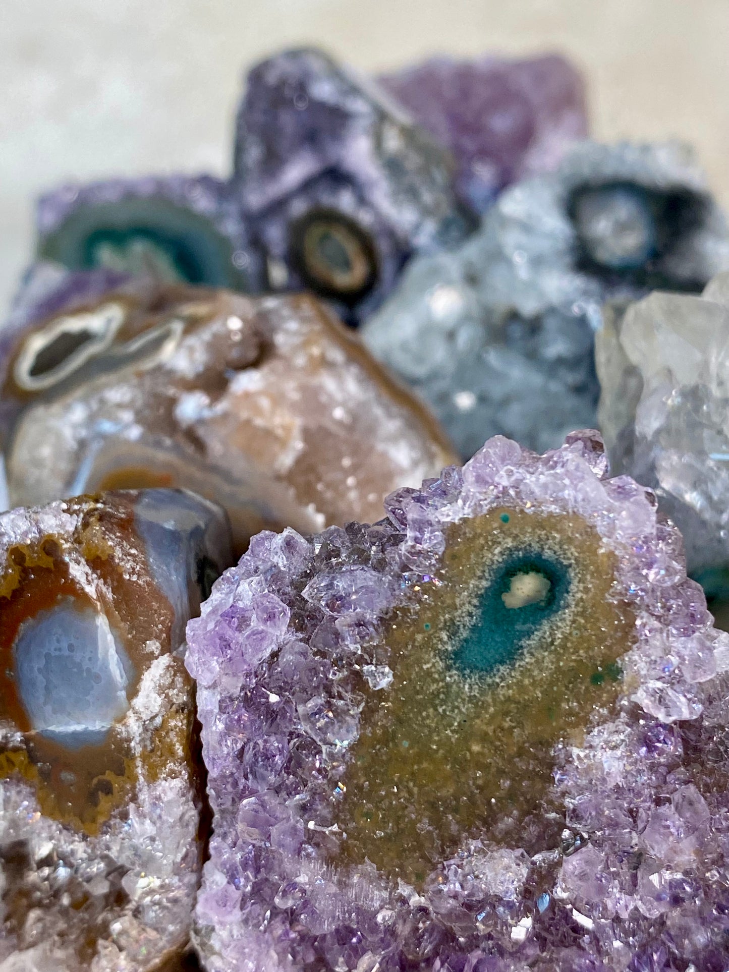 Amethyst Stalactites from Uruguay (size S-M)