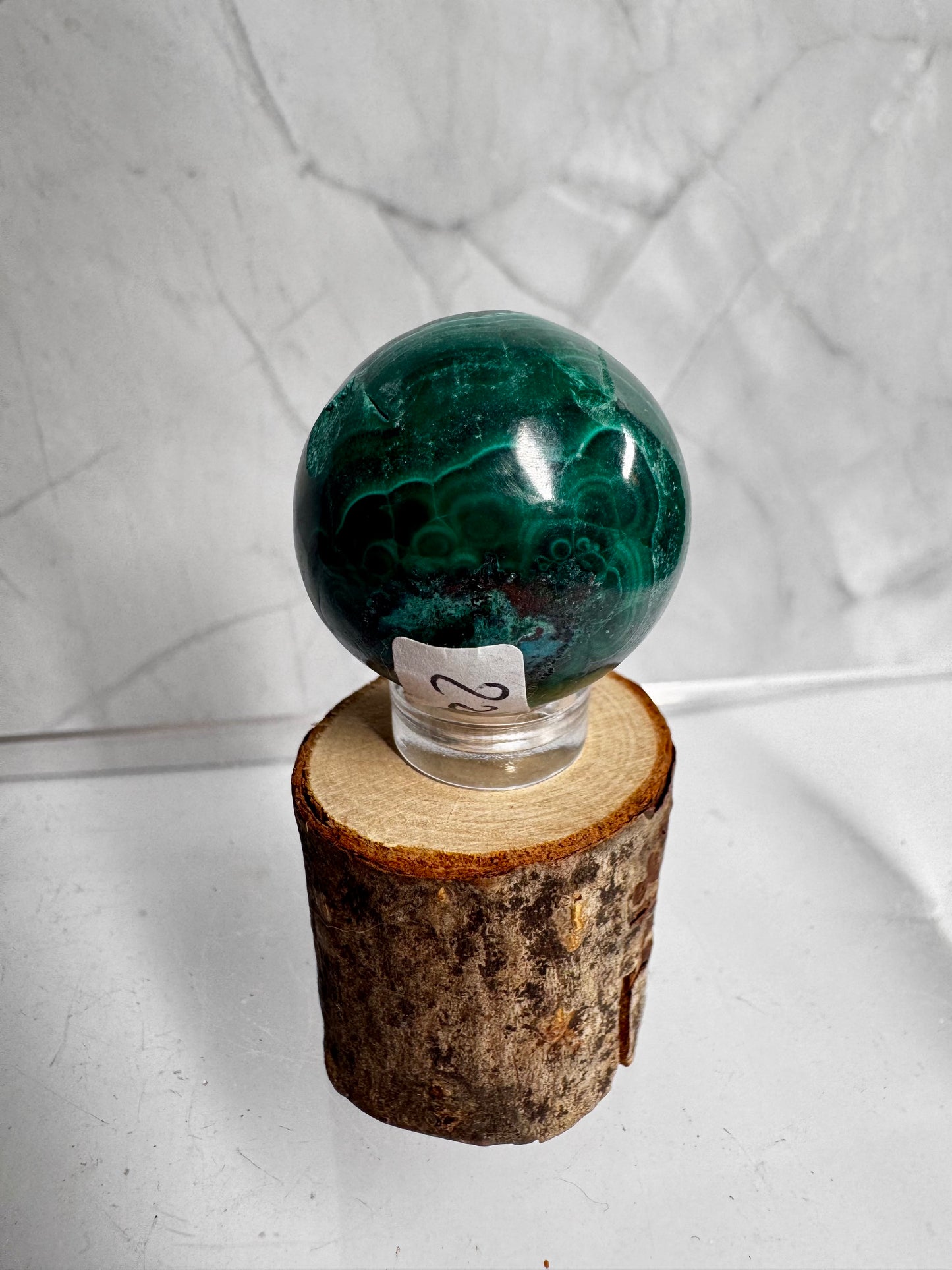 Malacholla and Azurite mini spheres