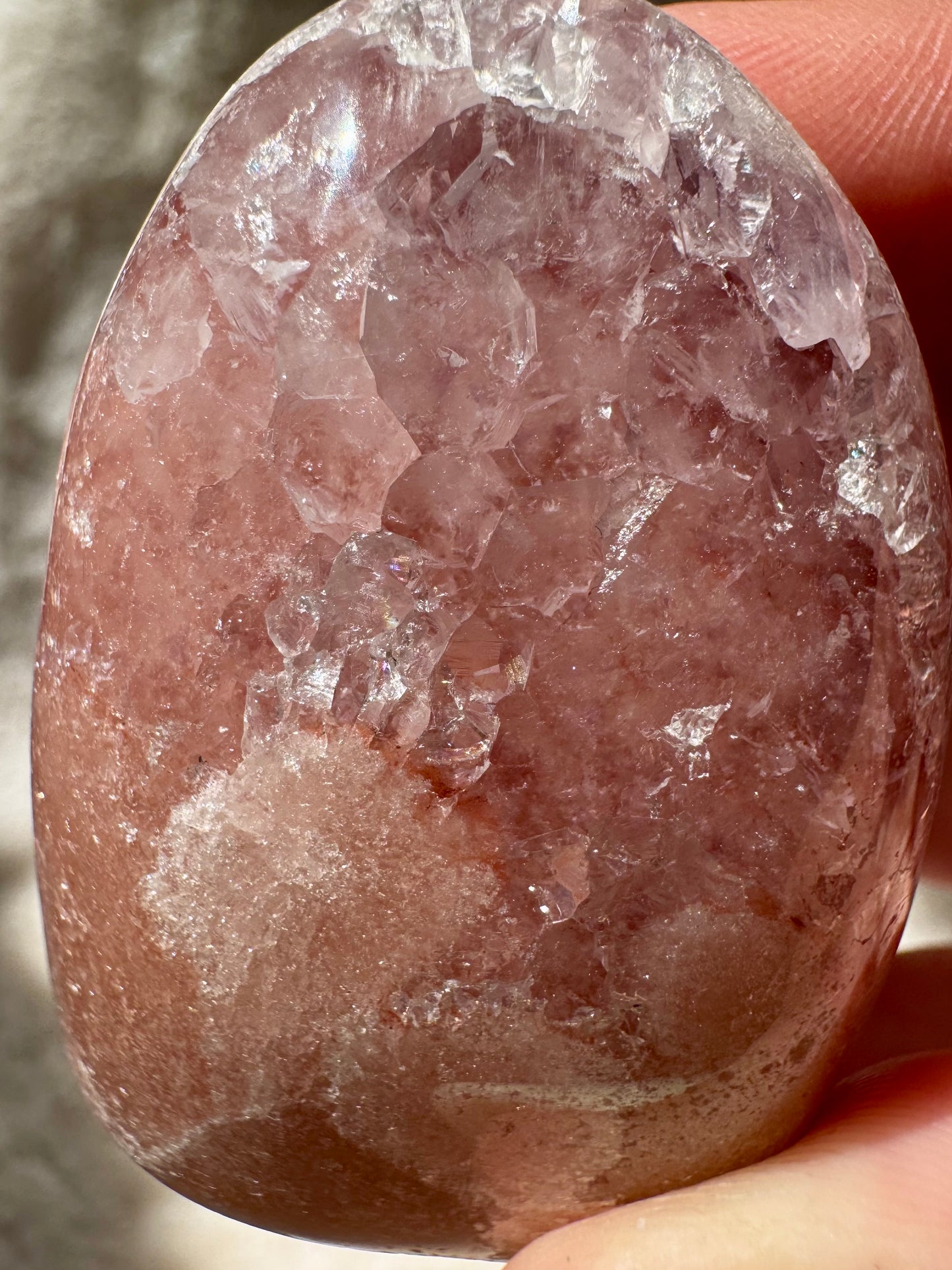 Pink Amethyst | High grade sparkly semi-polished freeforms