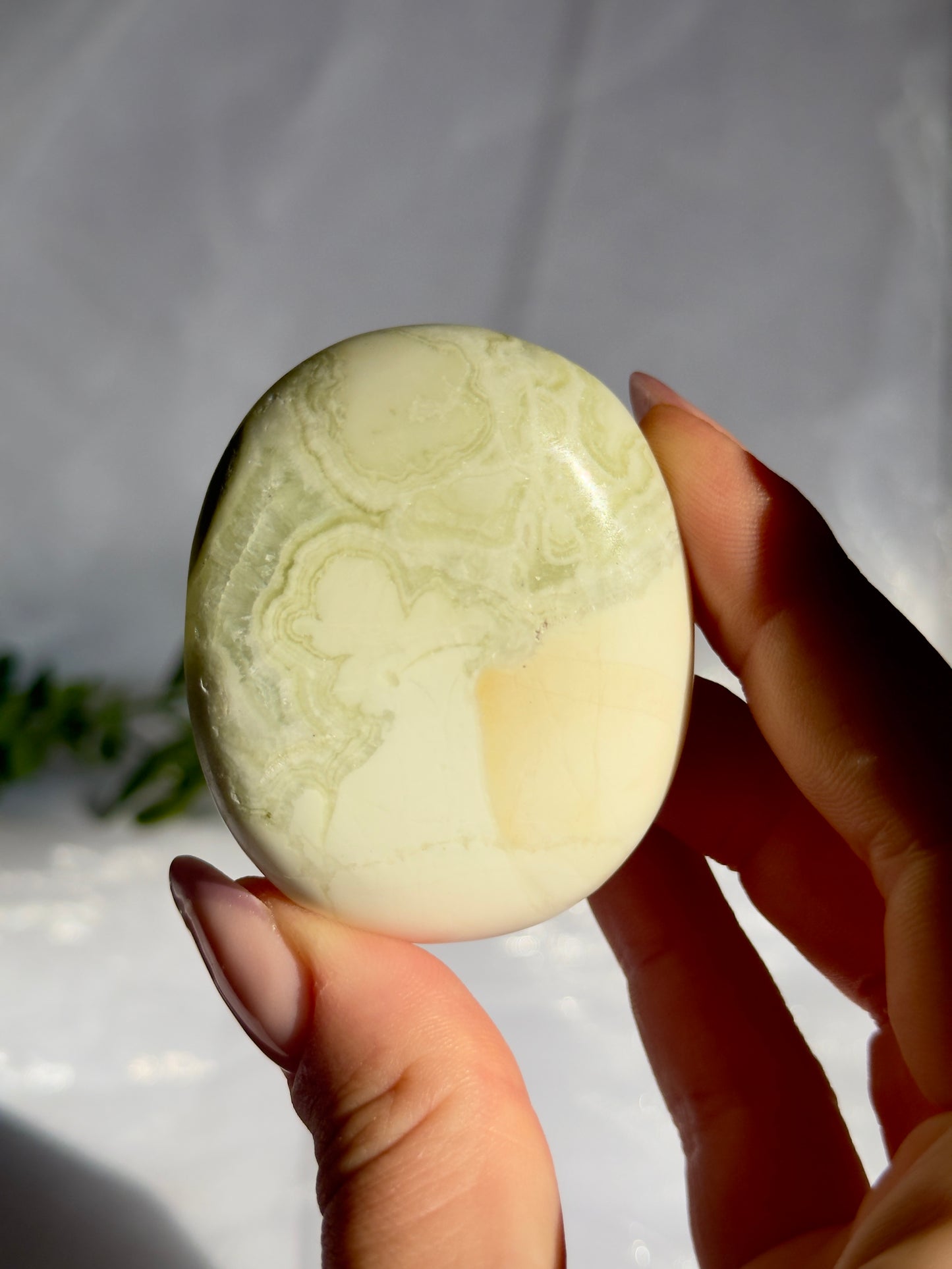 Indonesian Green Maligano Jasper spheres and palm-stones