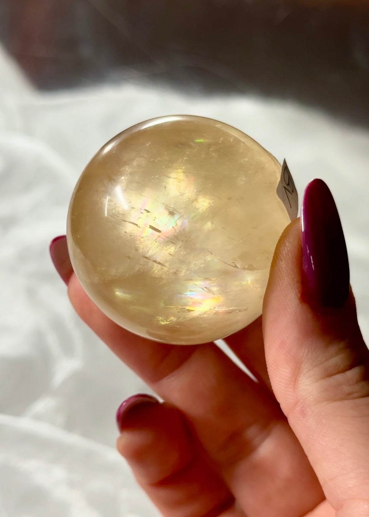 Golden| Honey Optical Calcite spheres