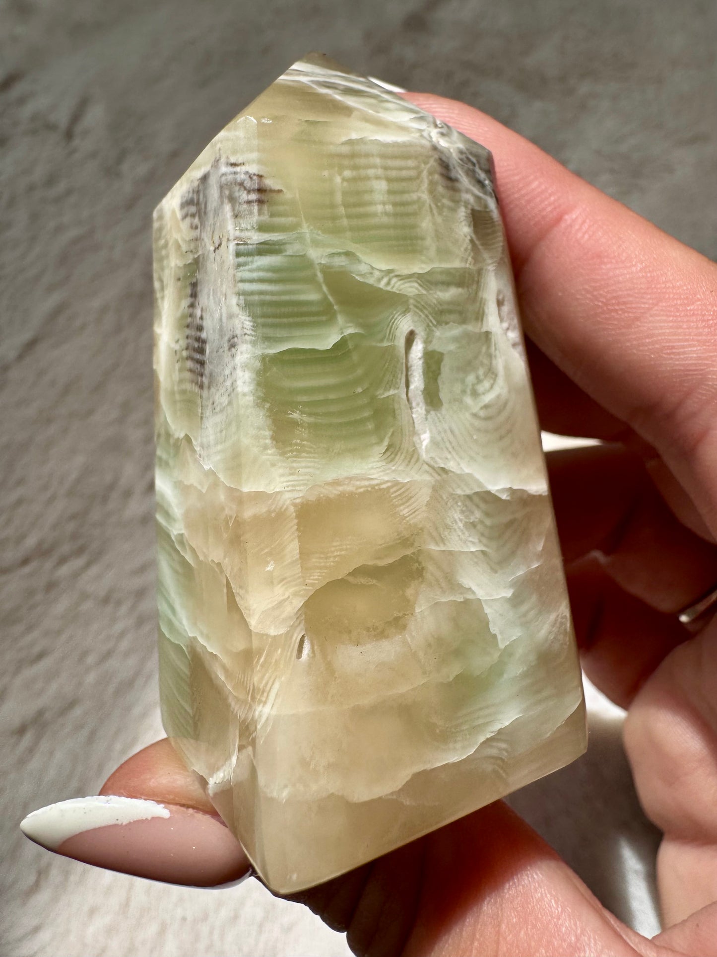 Emerald Calcite set | Tower, Freeform and Palmstone