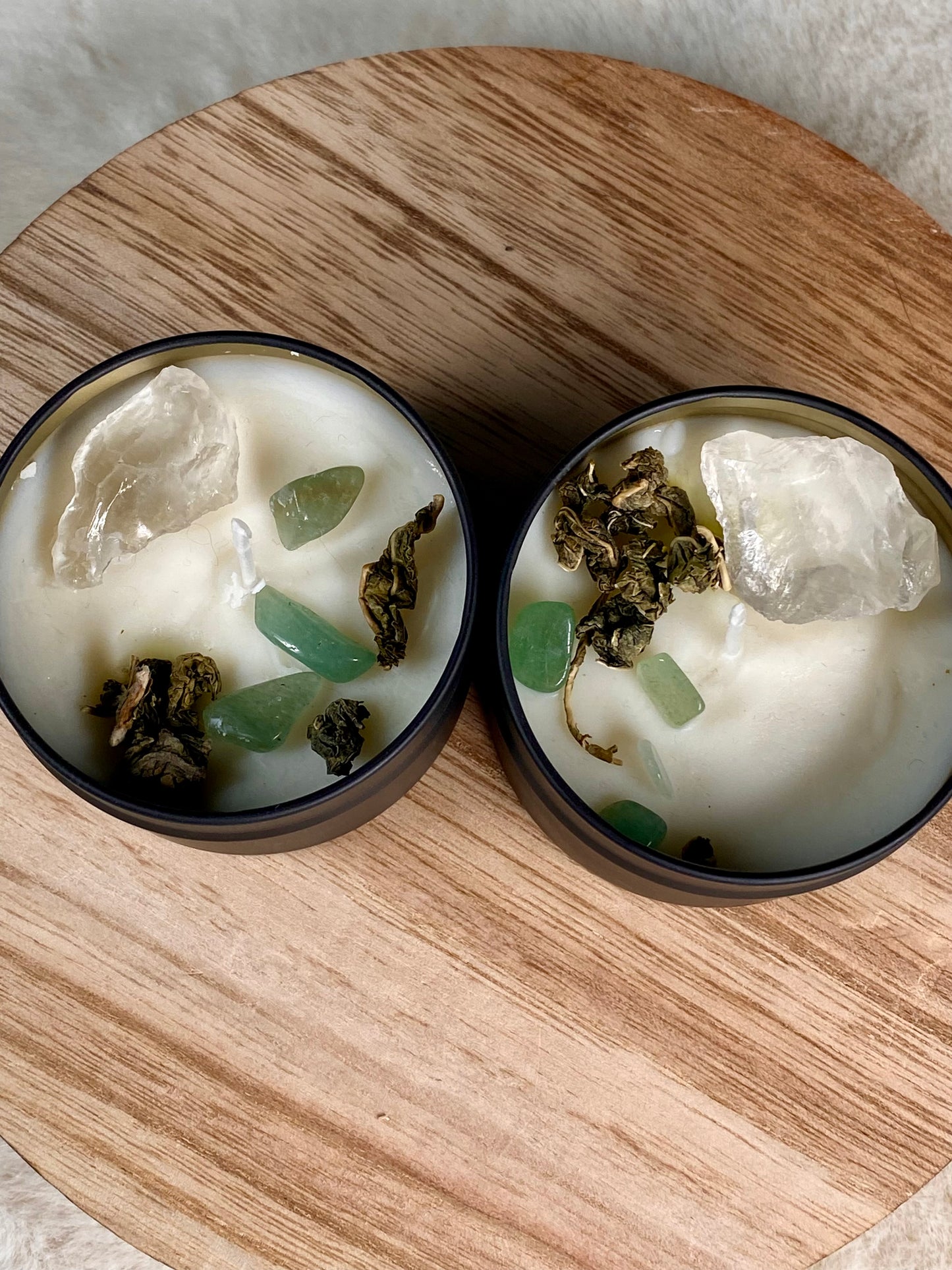 Rock Salt & Ocean Breeze - Limited edition Crystal Candle