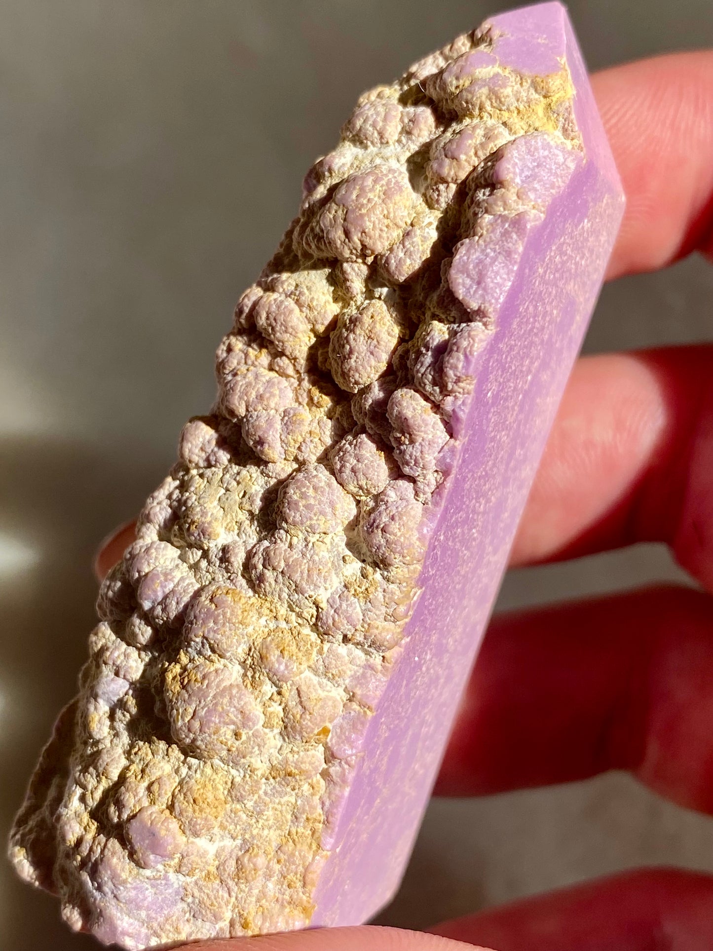 Rare Phosphosiderite towers from Peru