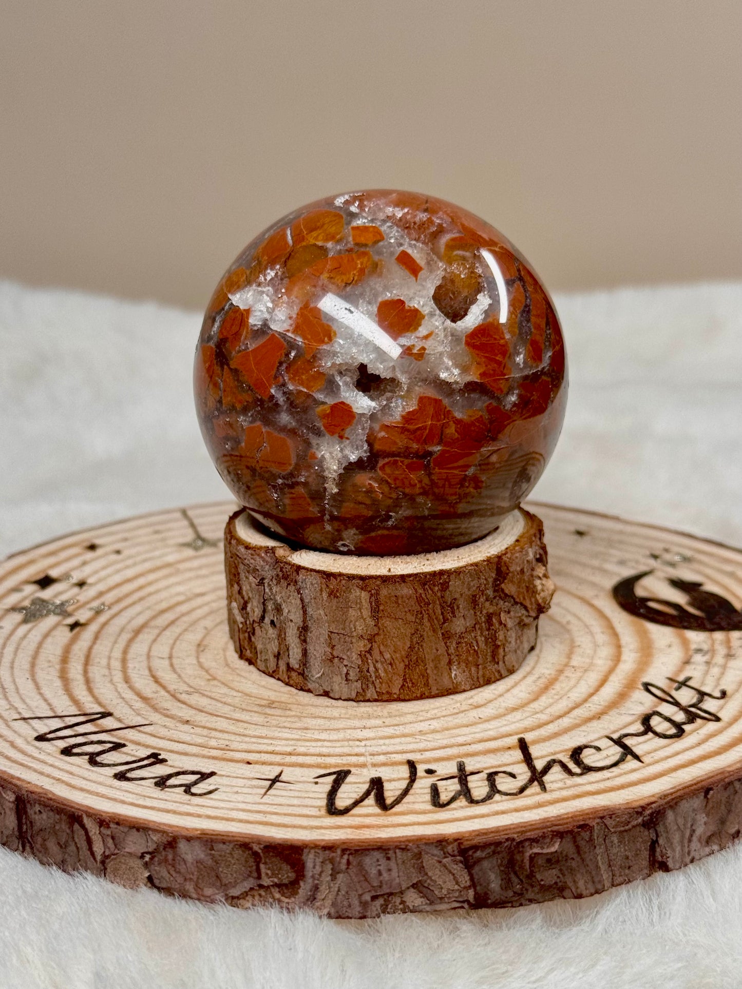 Yellow Agate Spheres | Bracciated Jasper in Quartz