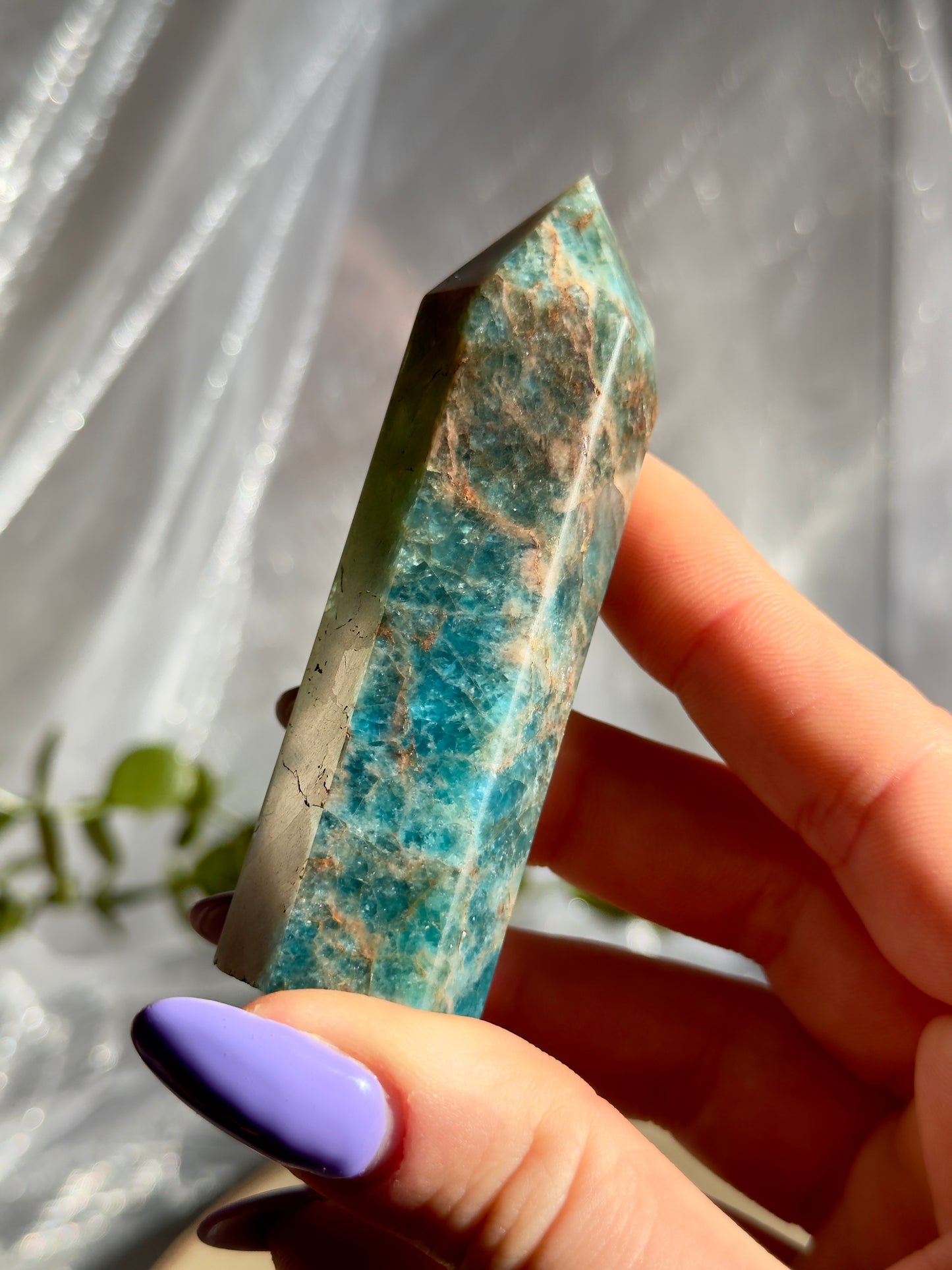 Blue Apatite towers