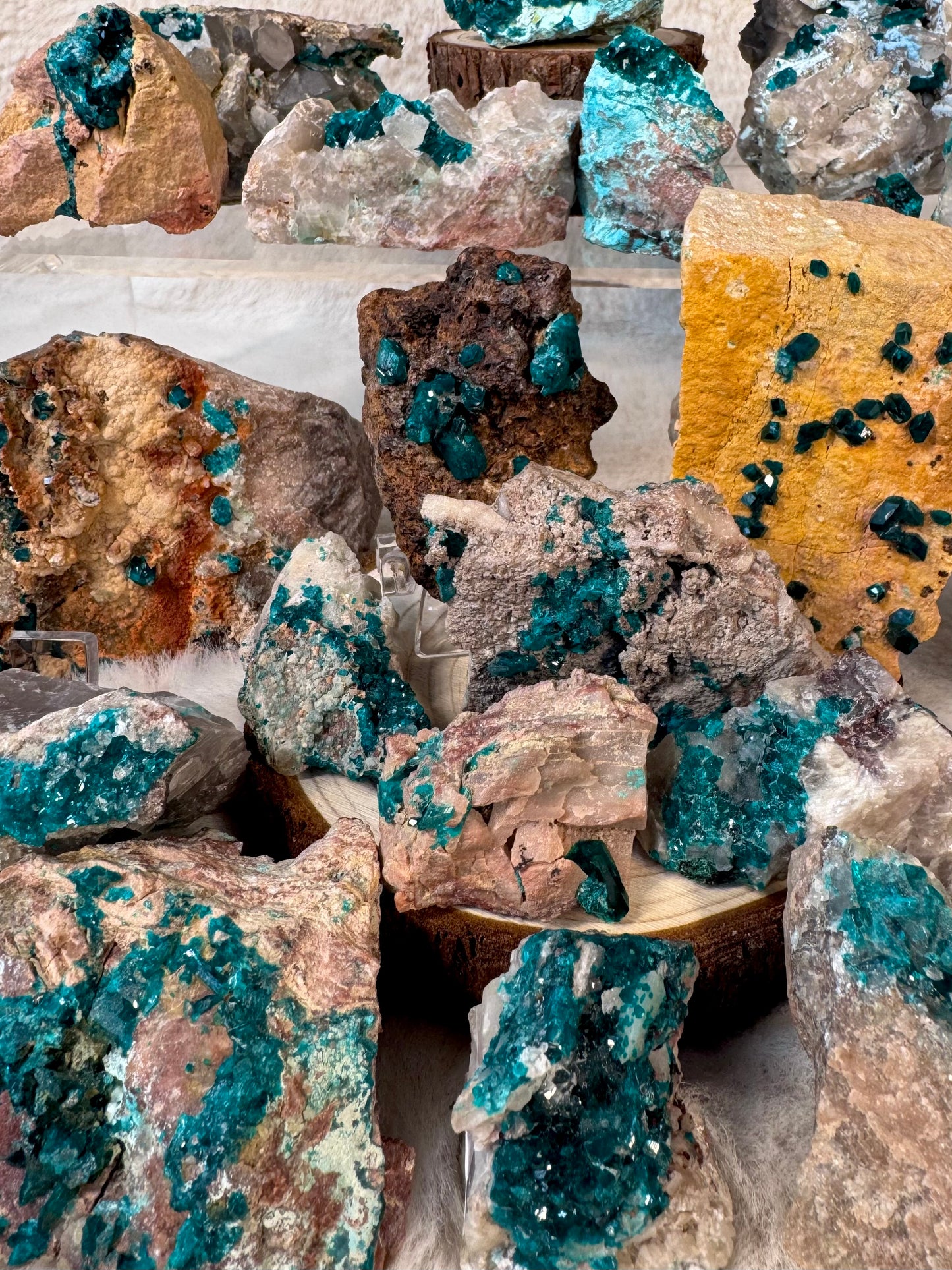 Dioptase from Kaokoveld (or Koakoland), Namibia