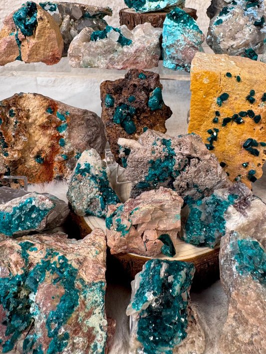 Dioptase from Kaokoveld (or Koakoland), Namibia