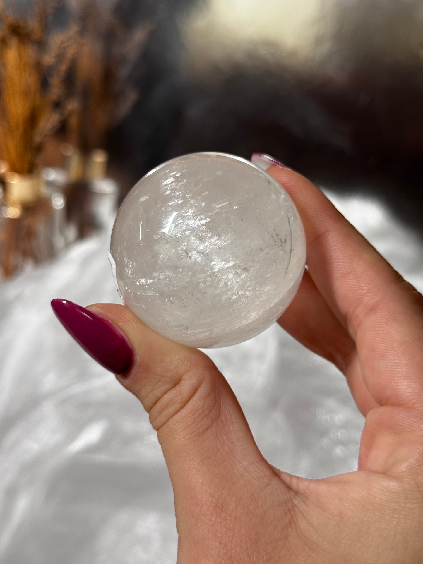 Clear Calcite spheres