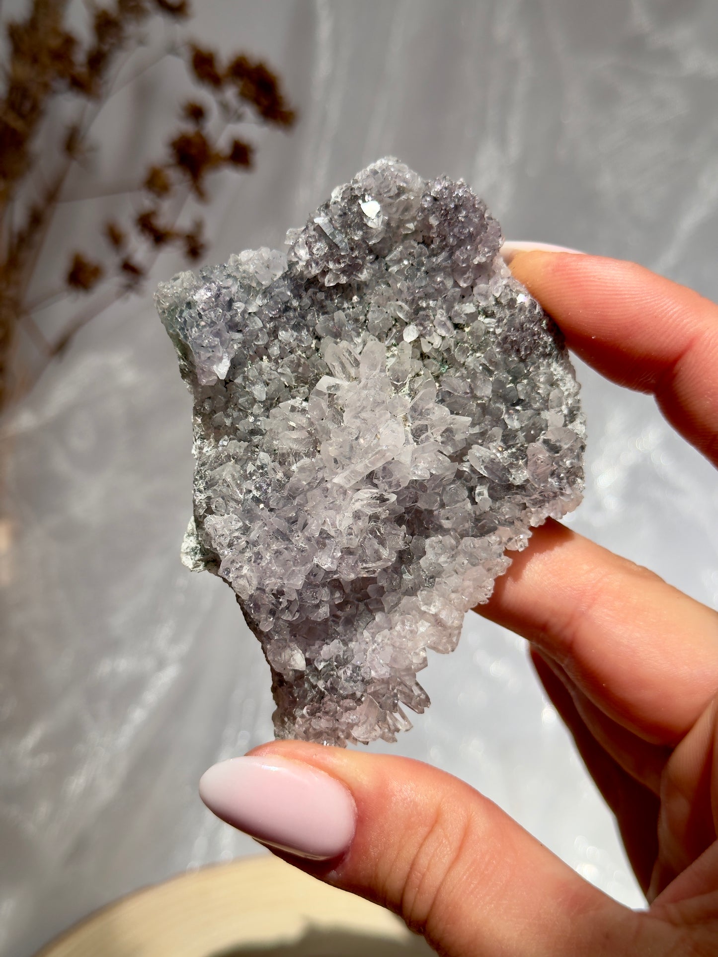 Flower Amethyst / Zeolite slabs from Brazil