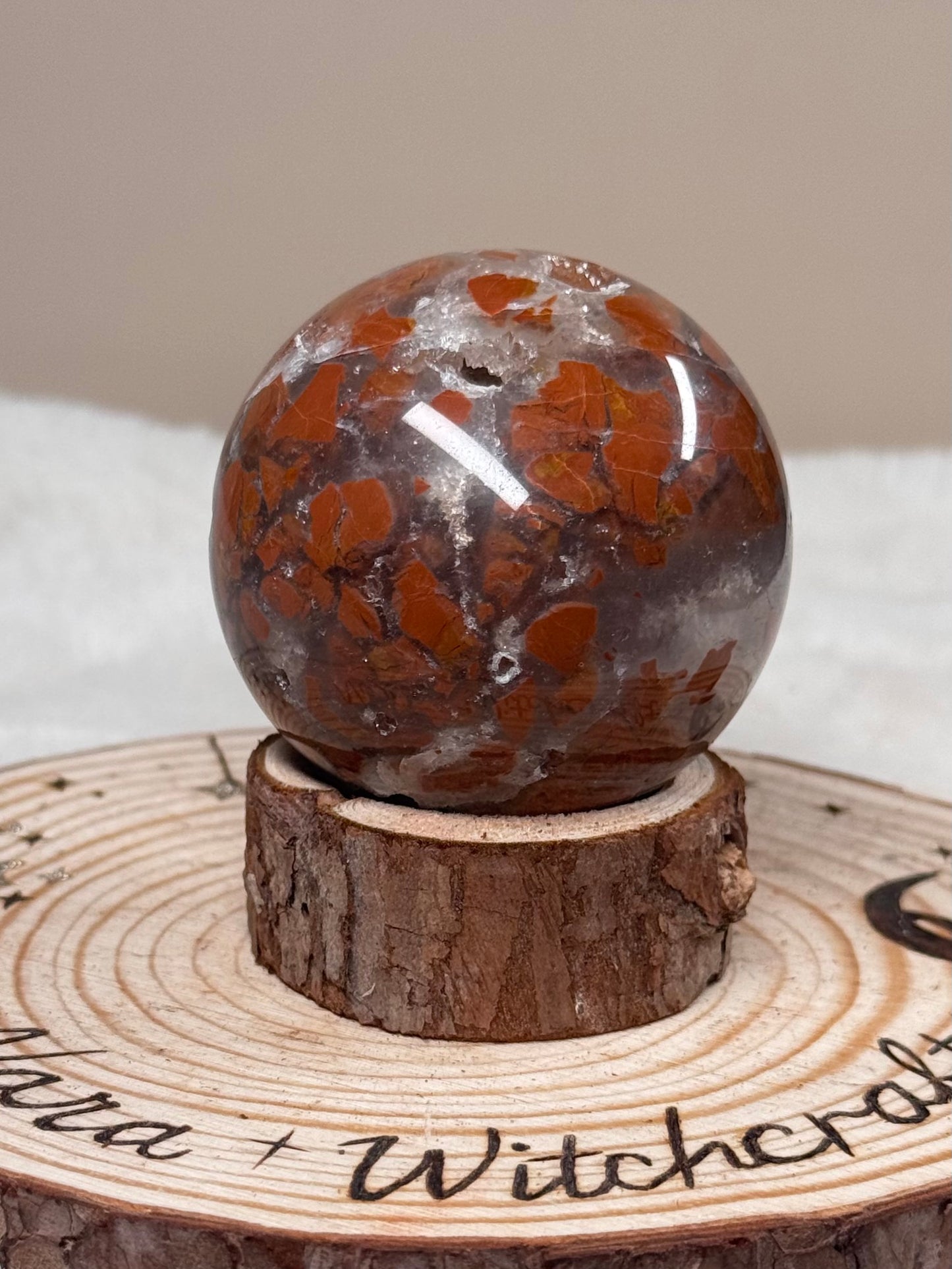 Yellow Agate Spheres | Bracciated Jasper in Quartz