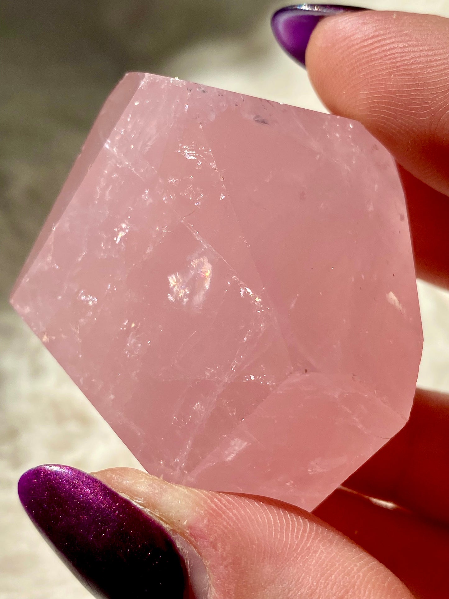 High Grade Brazilian Rose Quartz freeforms with star flash