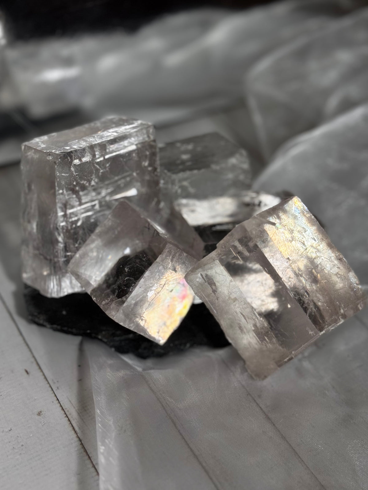 Optical Calcite Cubes