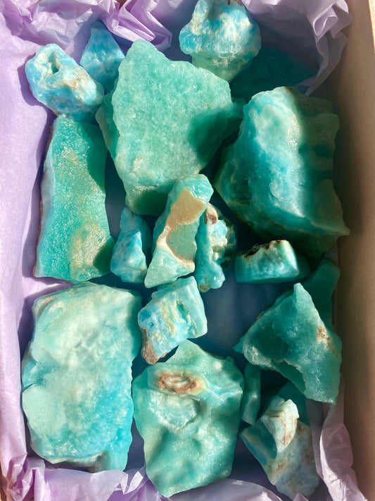 Blue Aragonite Flat (Wholesale bundle)