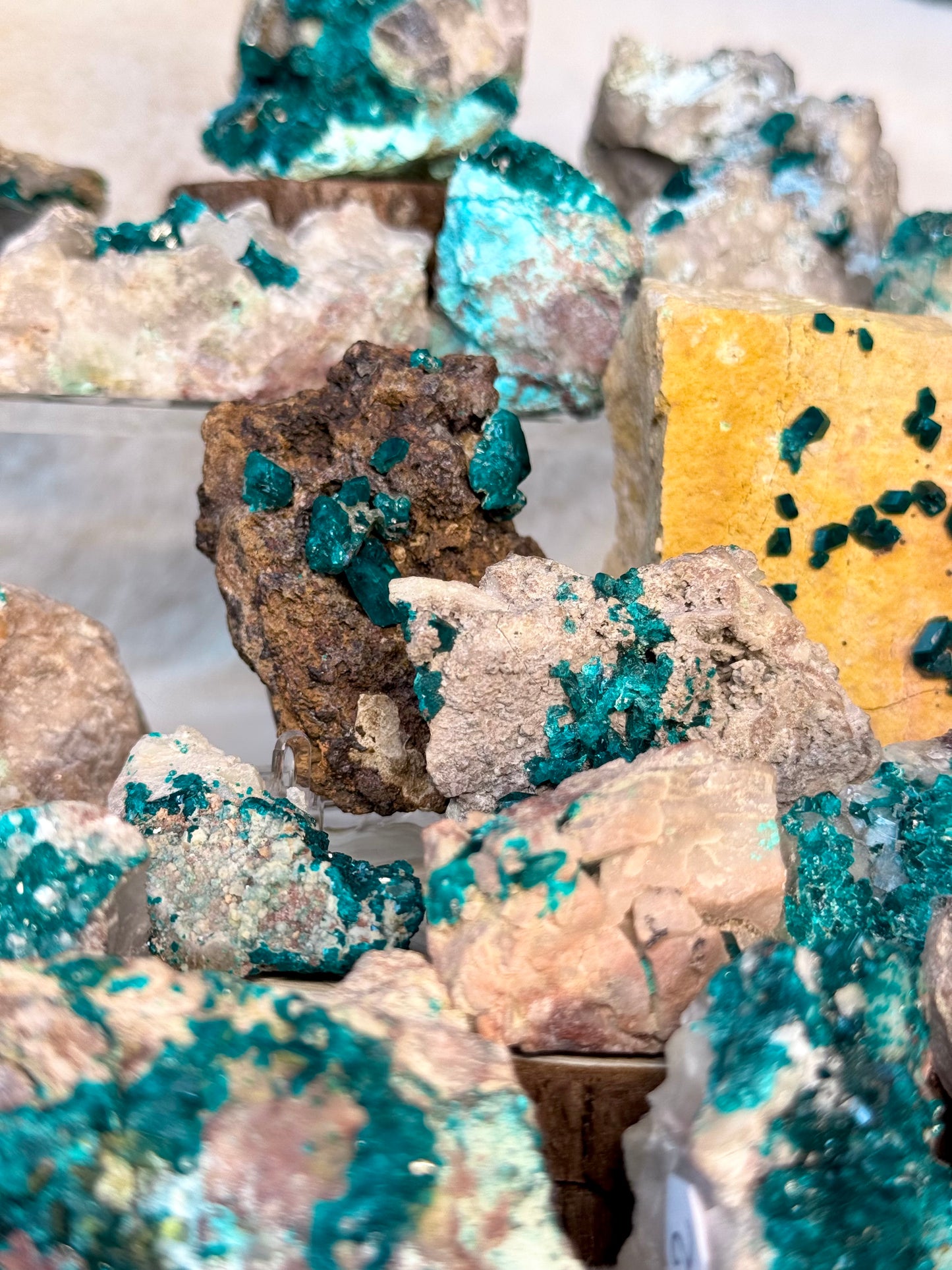 Dioptase from Kaokoveld (or Koakoland), Namibia