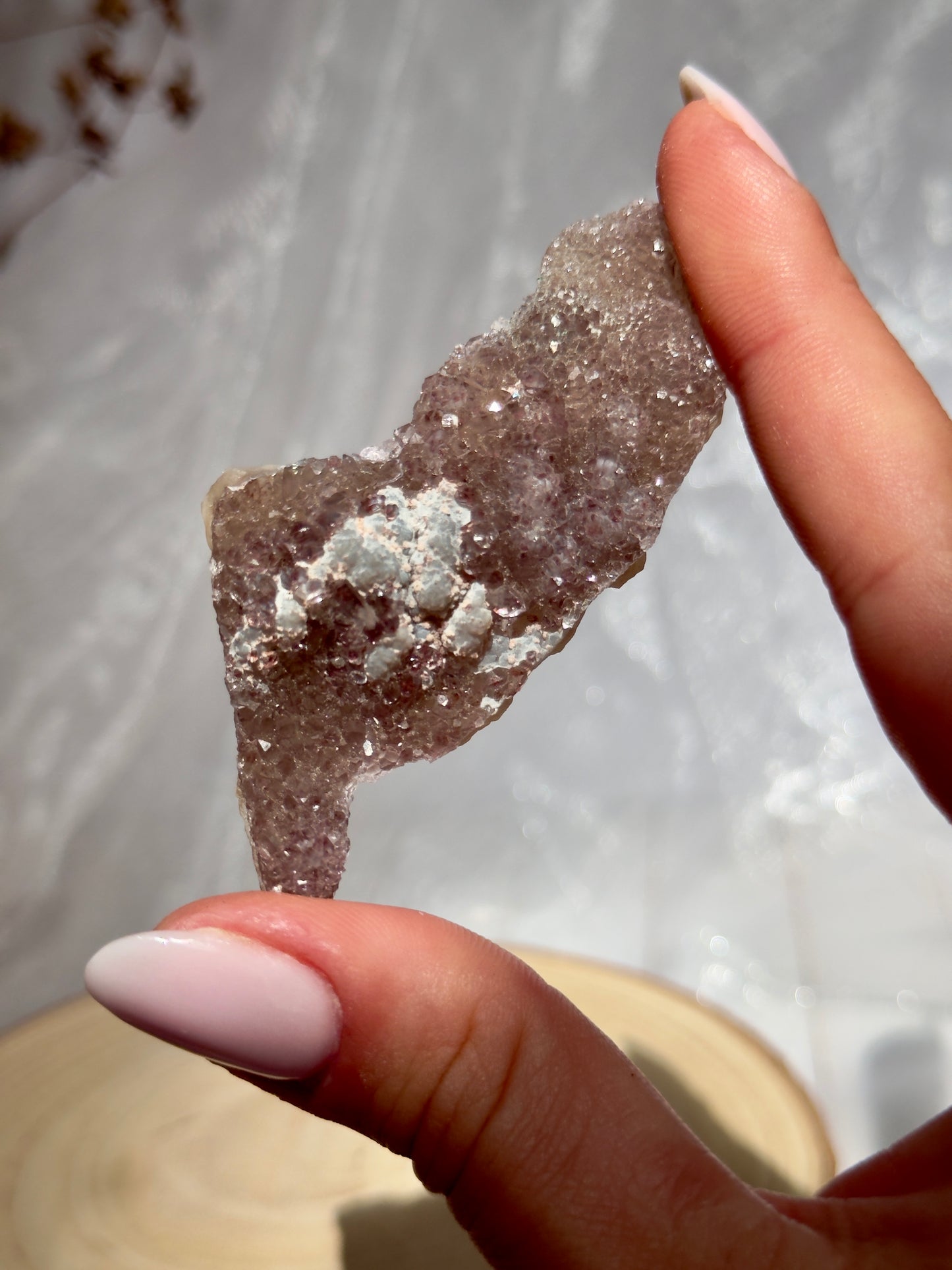 Flower Amethyst / Zeolite slabs from Brazil