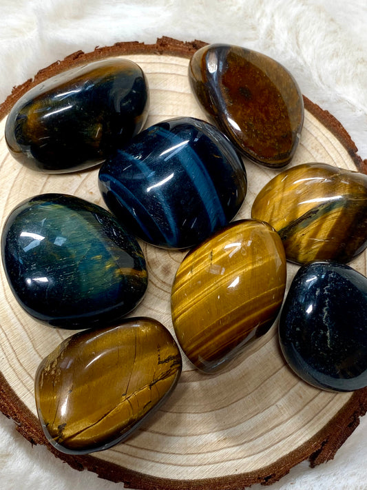 Tiger’s Eye tumbles (intuitively chosen) -Only golden ones left!