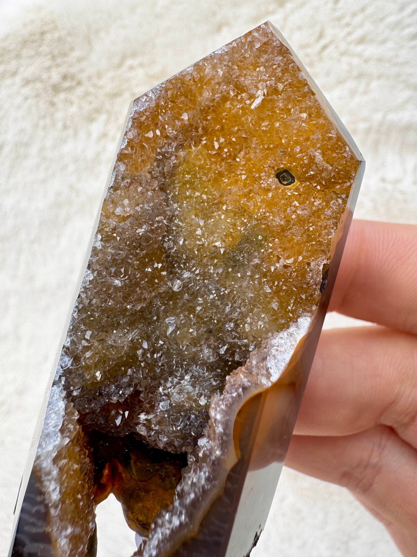 Druzy Agate towers