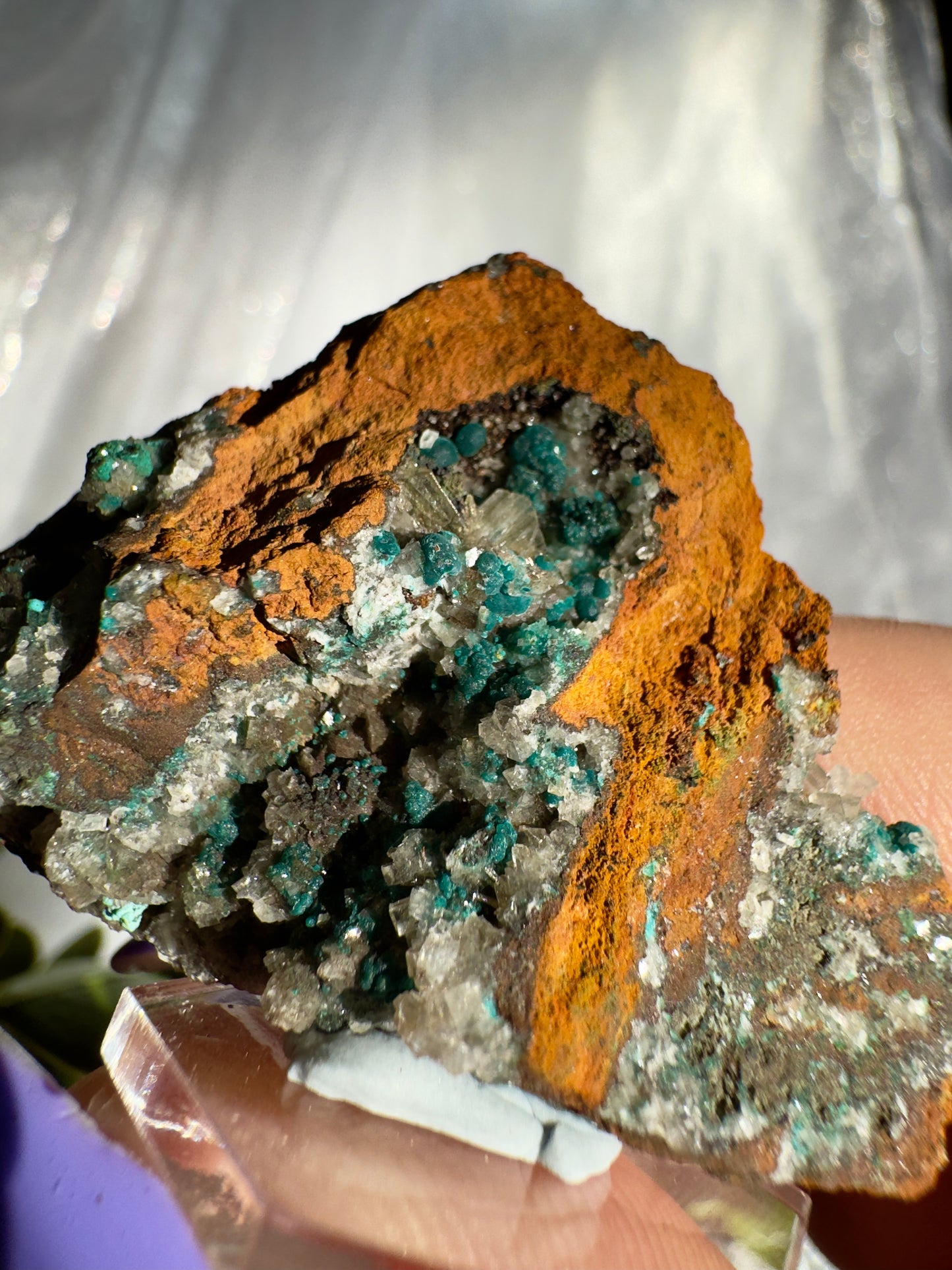 Rare Rosasite Specimens from Ojuela mine- Mexico