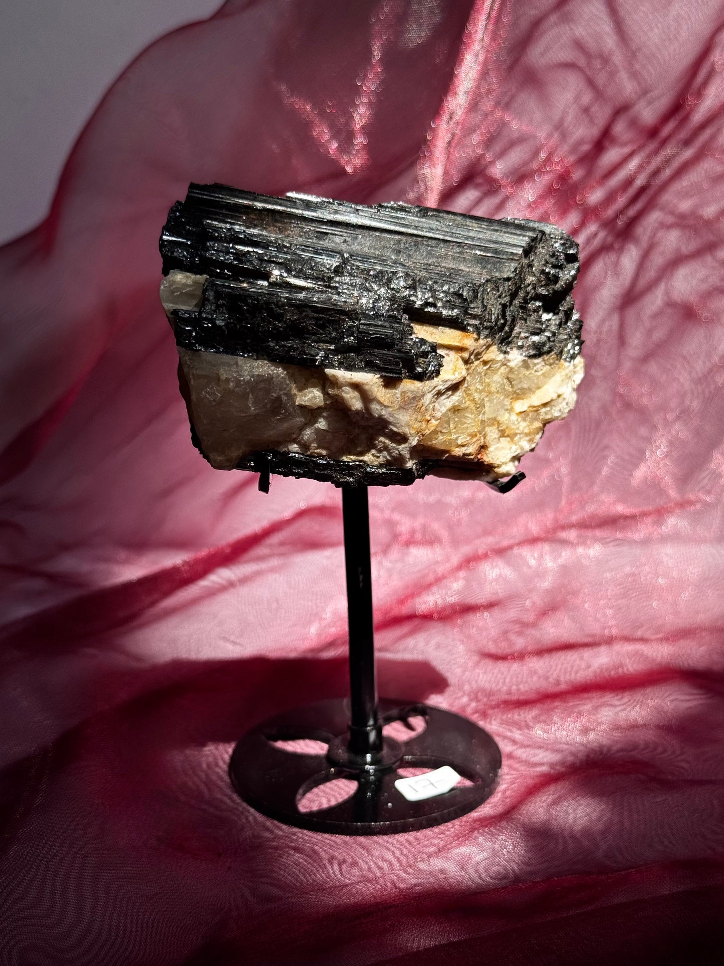 Black Tourmaline (Schorl) on Matrix – Brazil