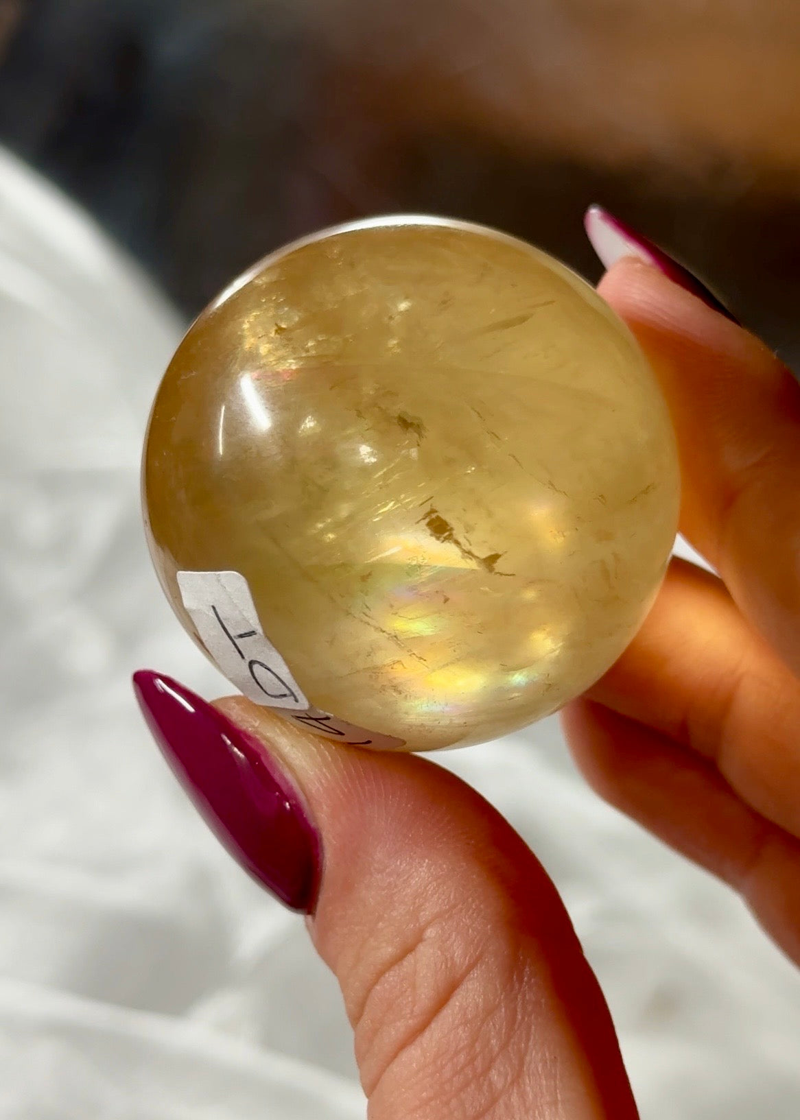 Golden| Honey Optical Calcite spheres
