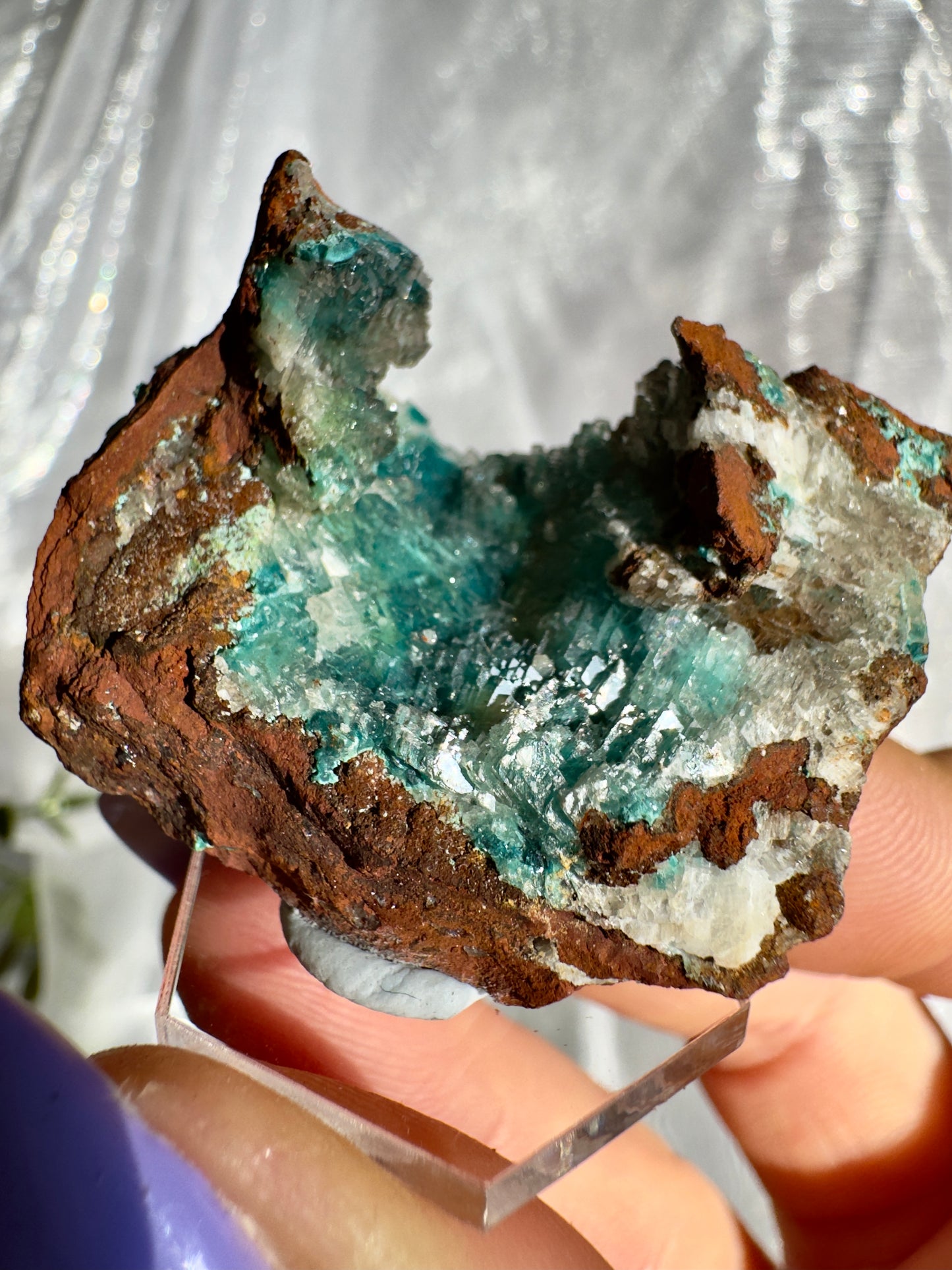 Rare Rosasite Specimens from Ojuela mine- Mexico