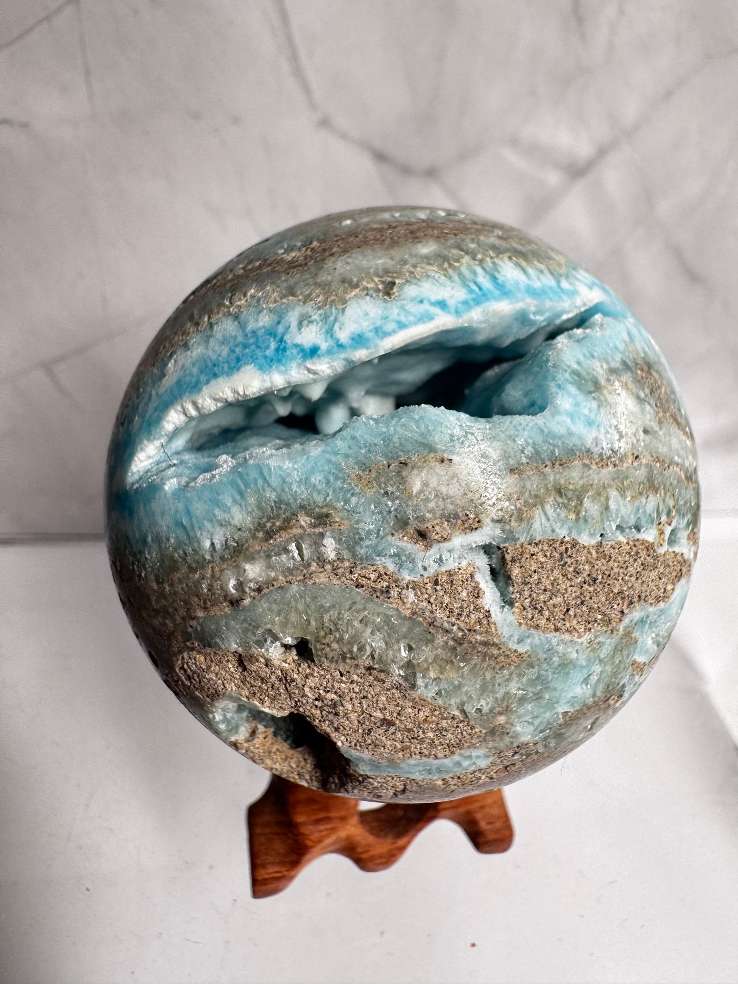 Hemimorphite Druzy Frosty Spheres