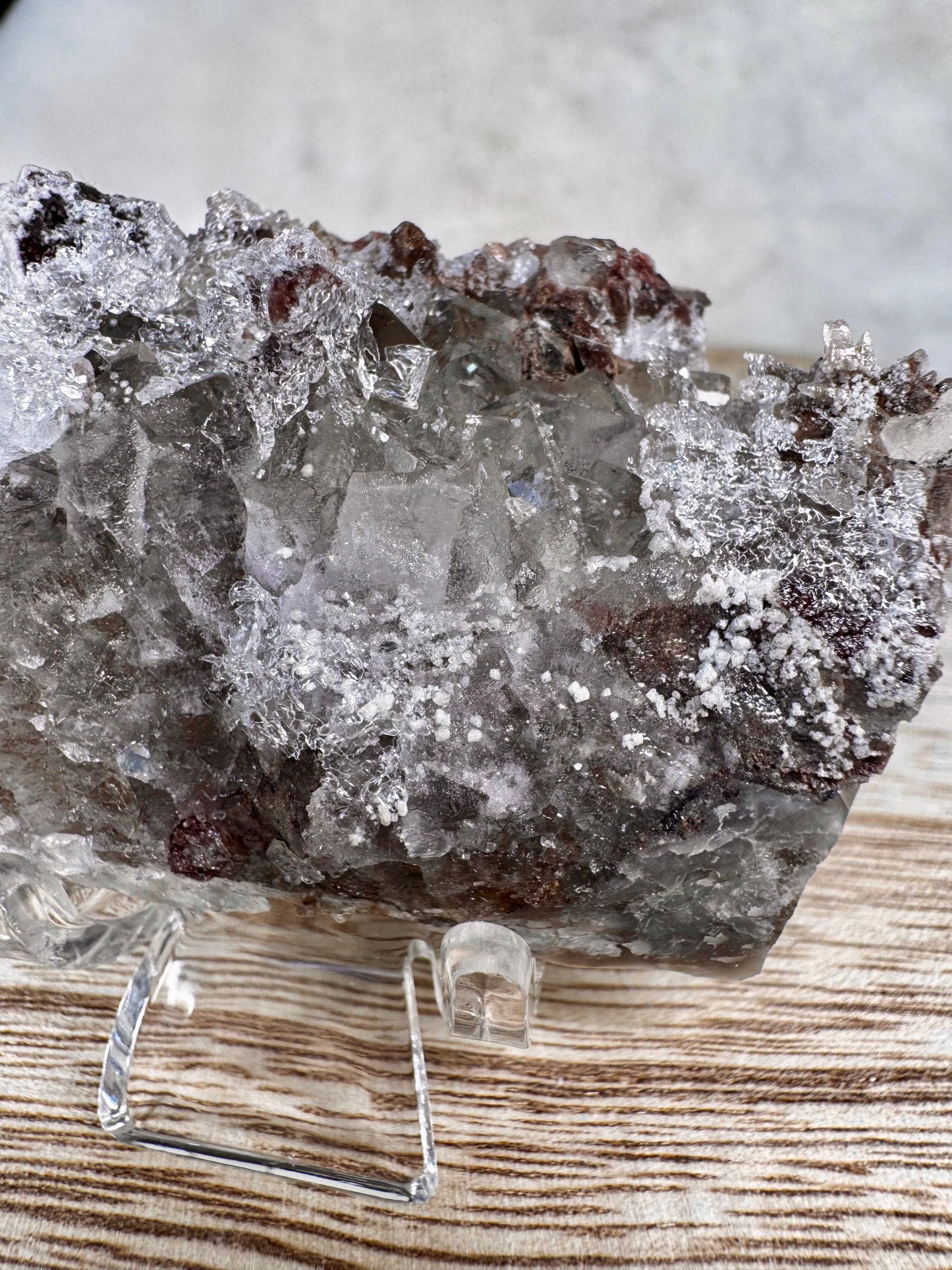 Rare Dogtooth Calcite with Selenite and Yellow Fluorite from Mexico