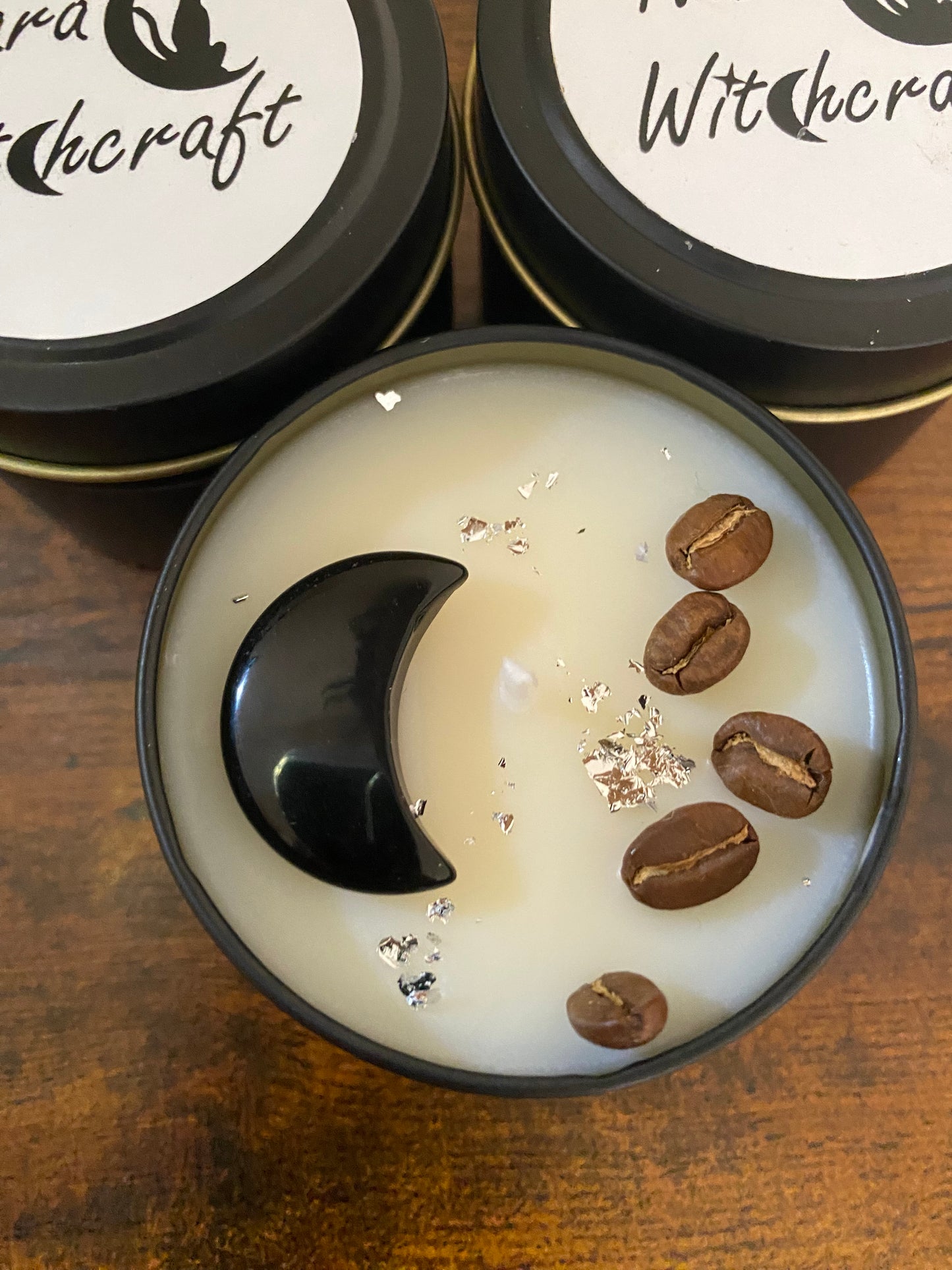 Protection Candle (Coffee Scented) and Sun&Moon Giant Wax melt