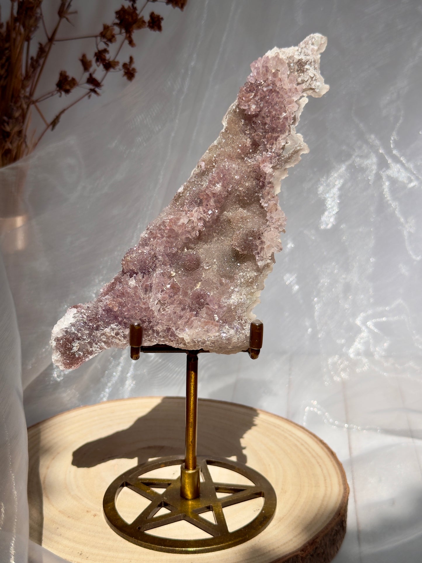Flower Amethyst / Zeolite slabs from Brazil