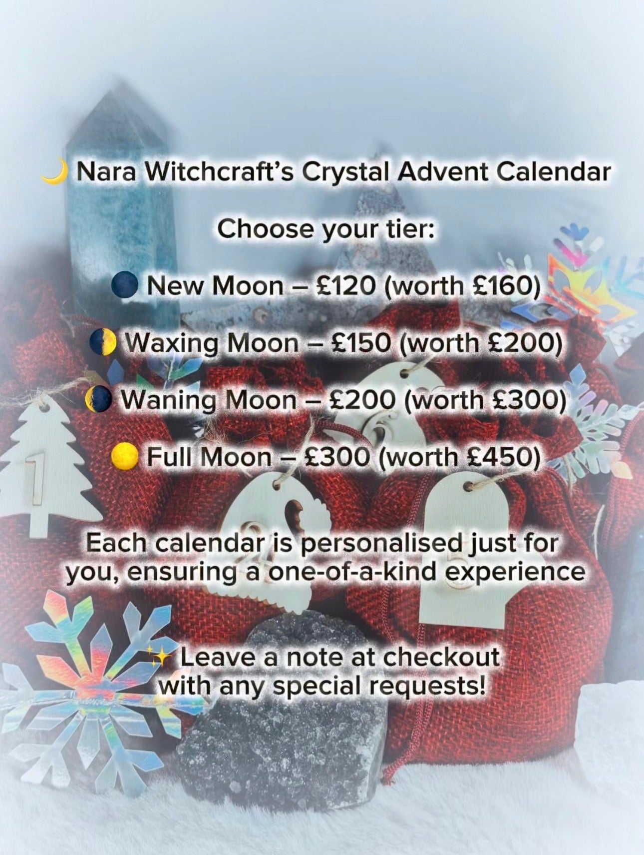 Nara Witchcraft’s Crystal Advent Calendar