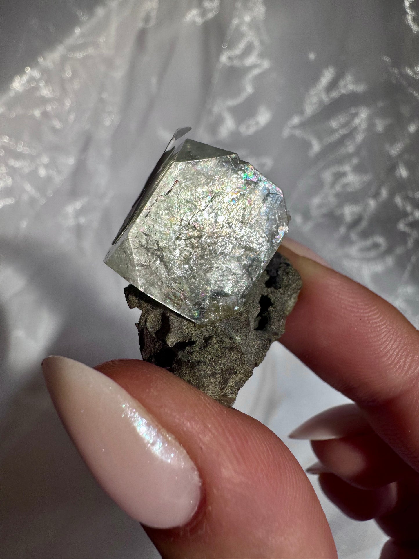 Emerald Green Mermaid Apophyllite specimens - India