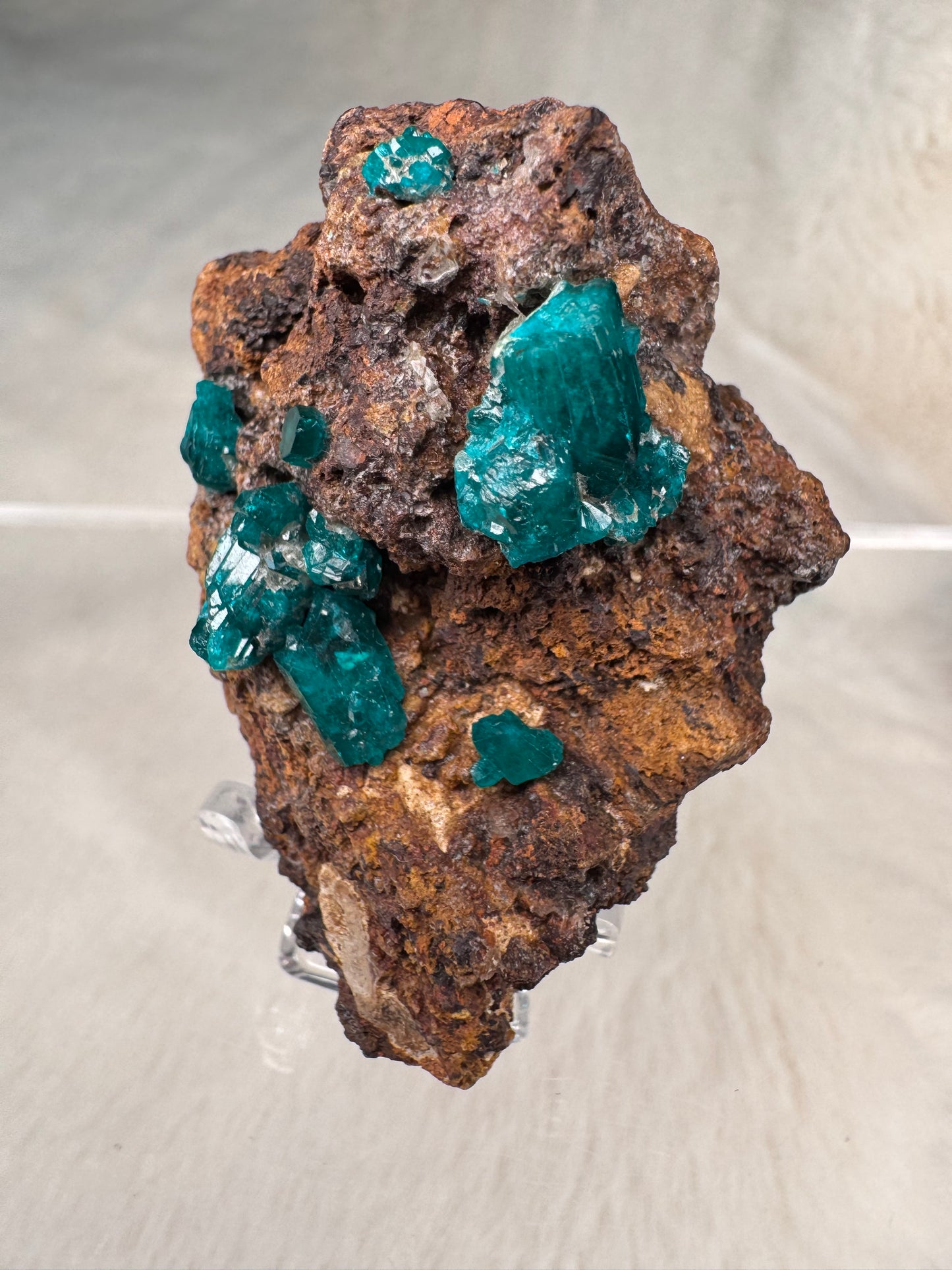 Dioptase from Kaokoveld (or Koakoland), Namibia