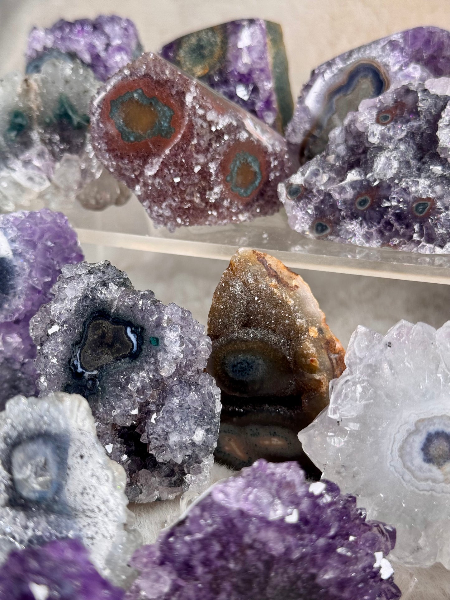 Amethyst Stalactites from Uruguay (size L-XL)