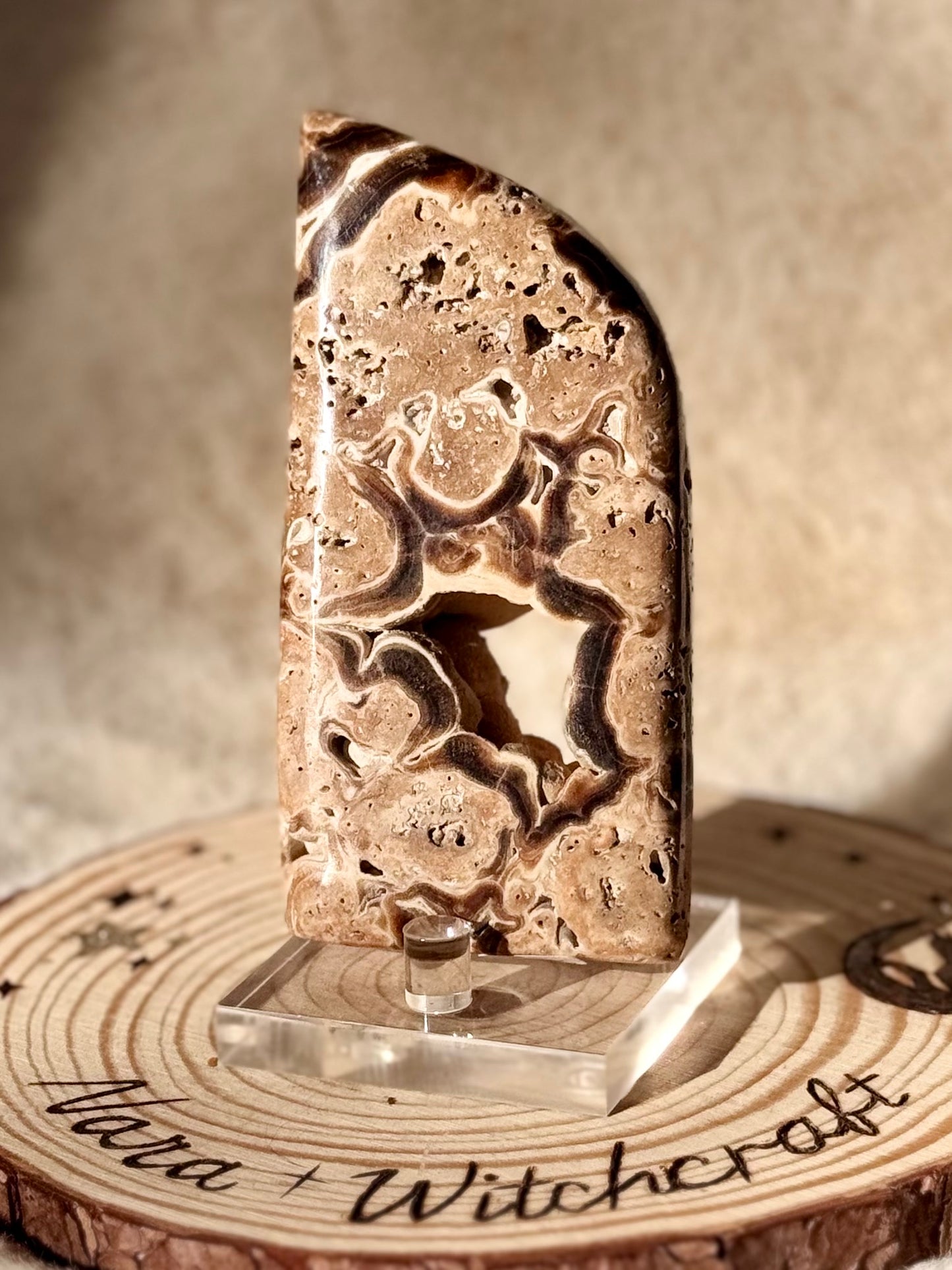 Chocolate Calcite| tower, freeforms and Spheres