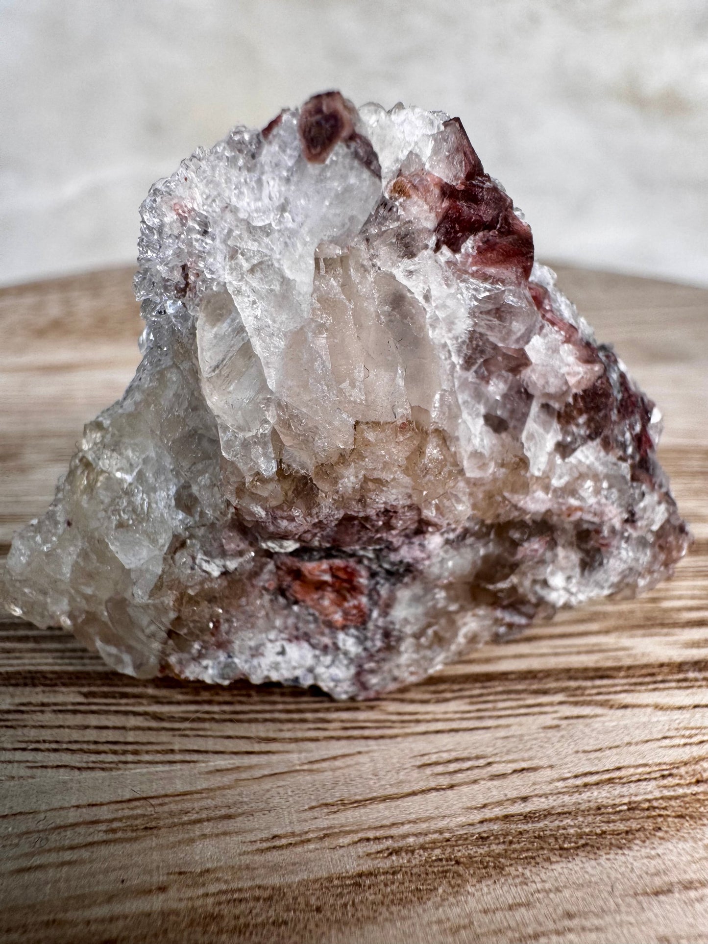 Rare Dogtooth Calcite with Selenite and Yellow Fluorite from Mexico