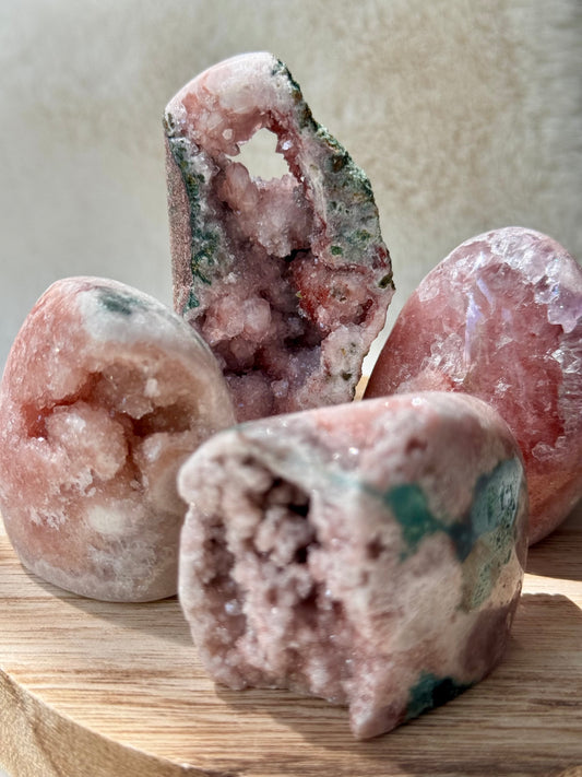 Pink Amethyst | High grade sparkly semi-polished freeforms