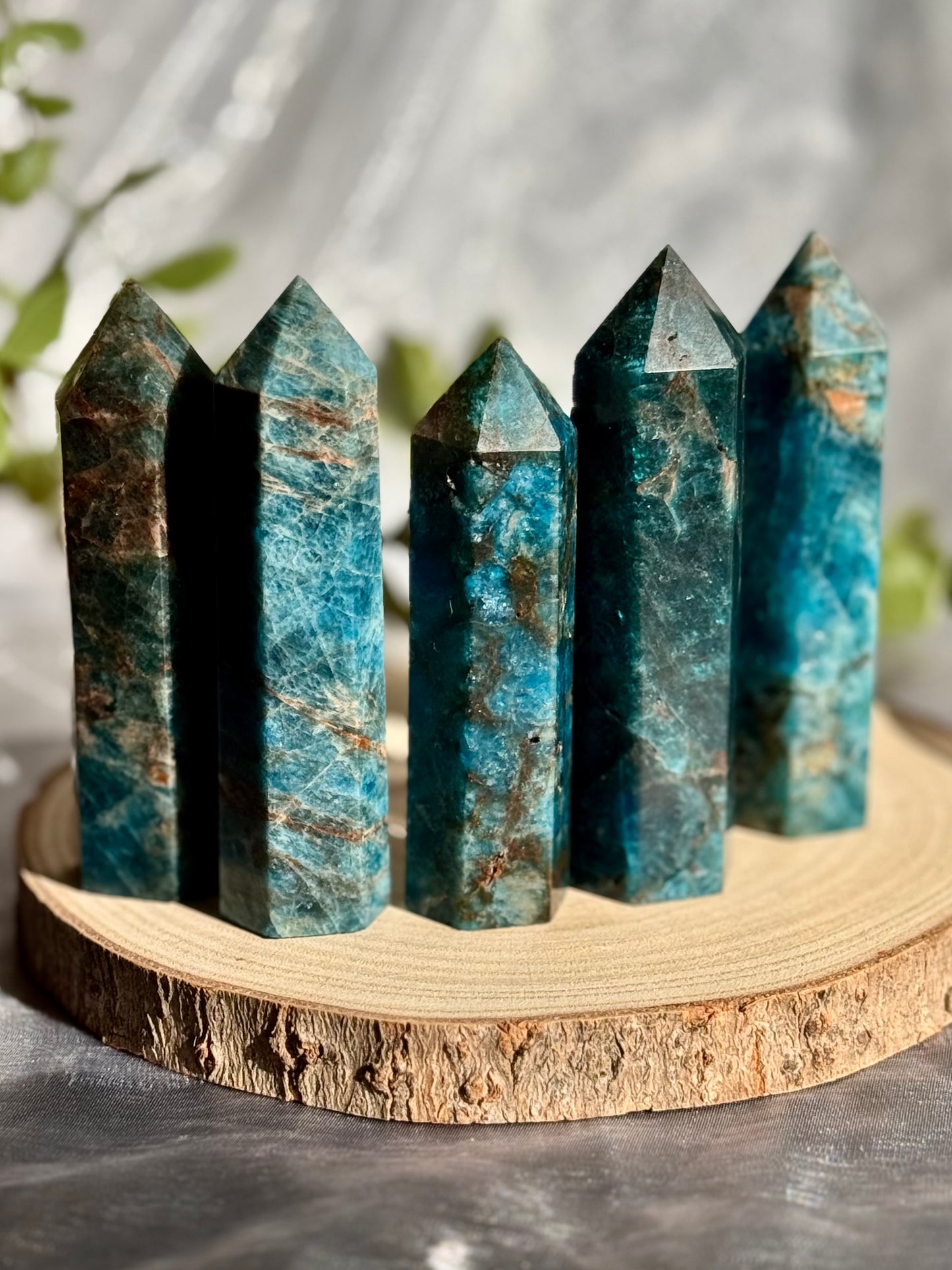 Blue Apatite towers