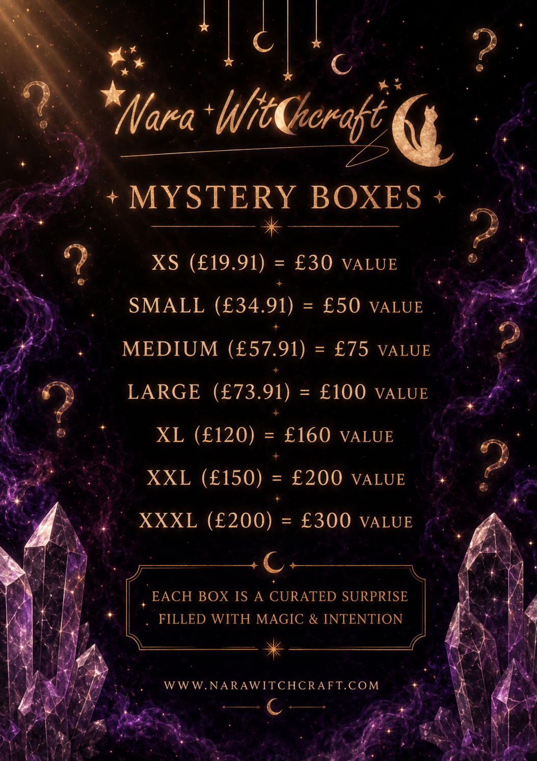 Nara Witchcraft Crystal Mystery box