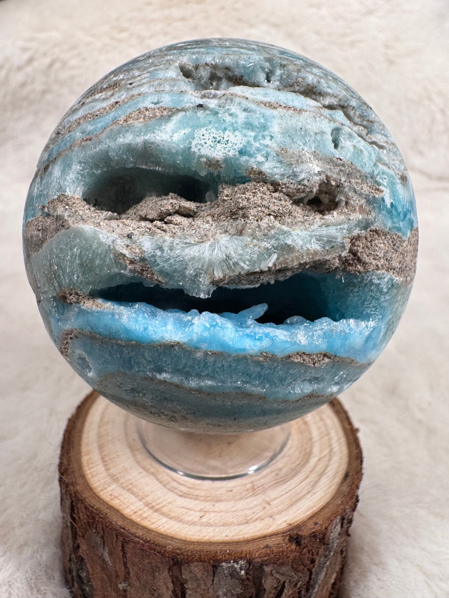 Hemimorphite Druzy Frosty Spheres