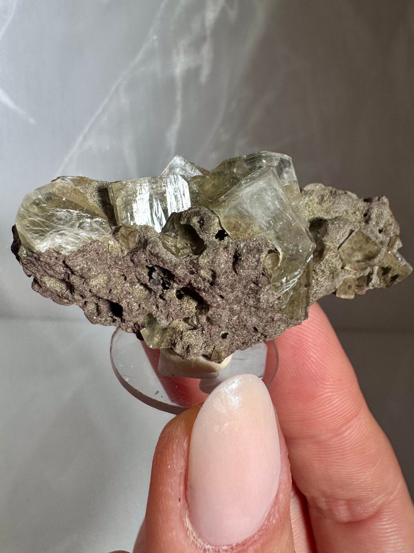 Emerald Green Mermaid Apophyllite specimens - India