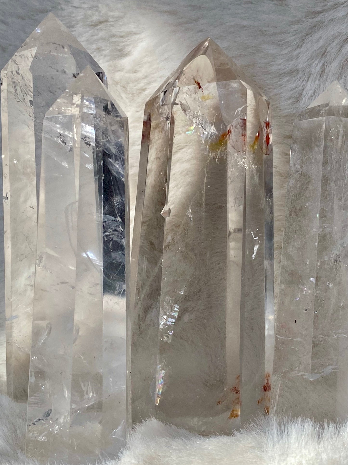 Clear Quartz high grade towers