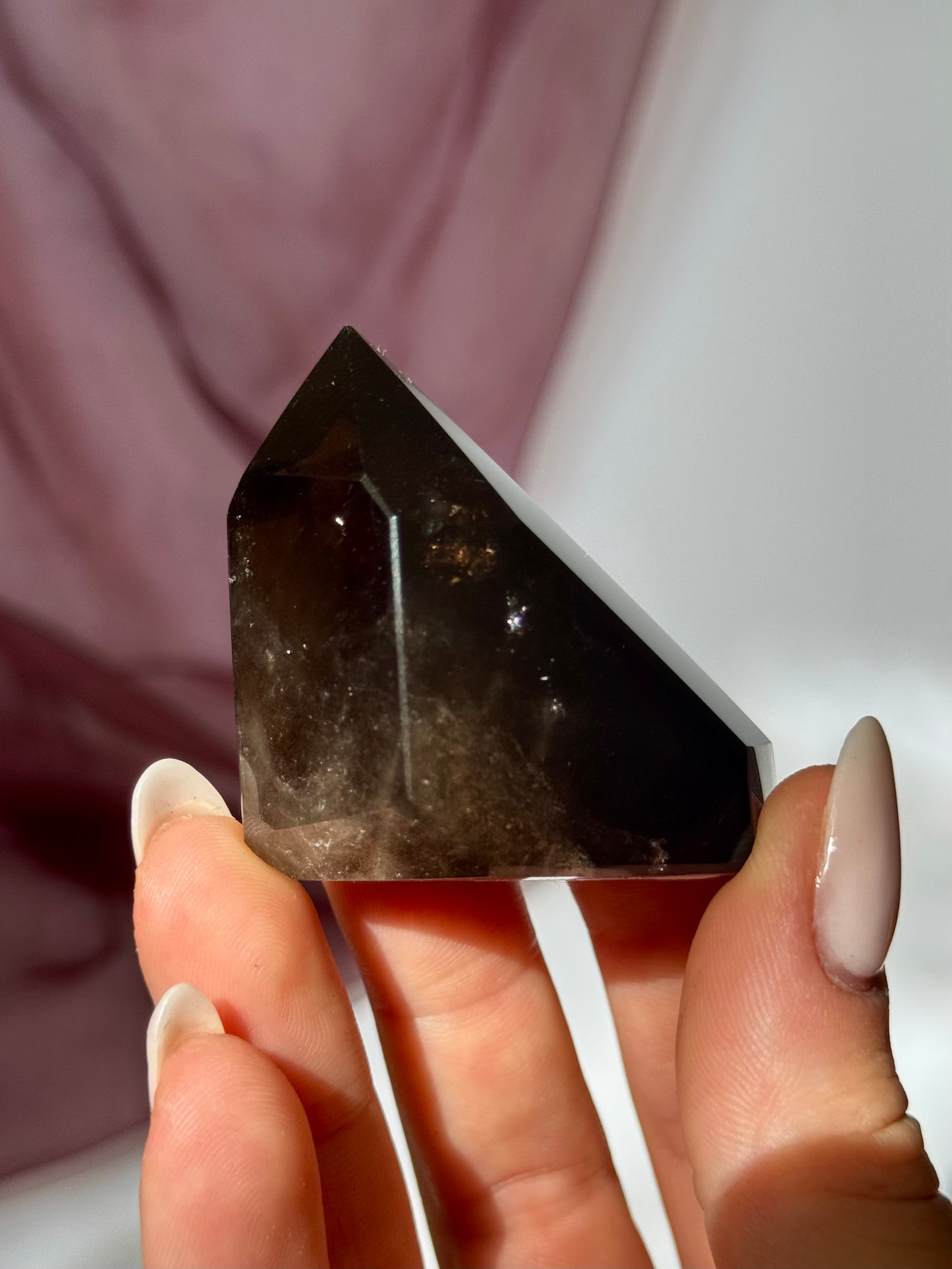 Smoky Quartz Point, Diamond & Freeform (Brazil)